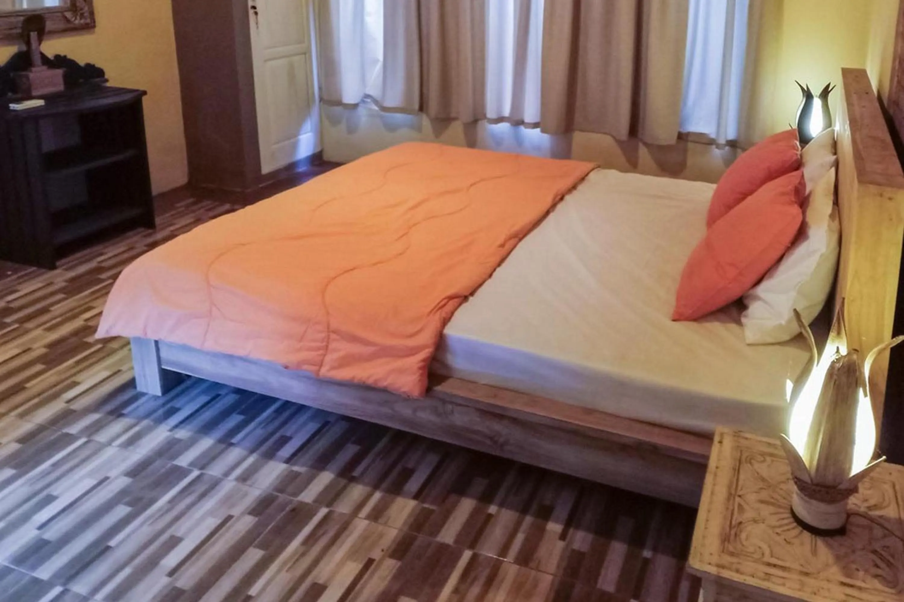 Bed in Pranajaya Villa