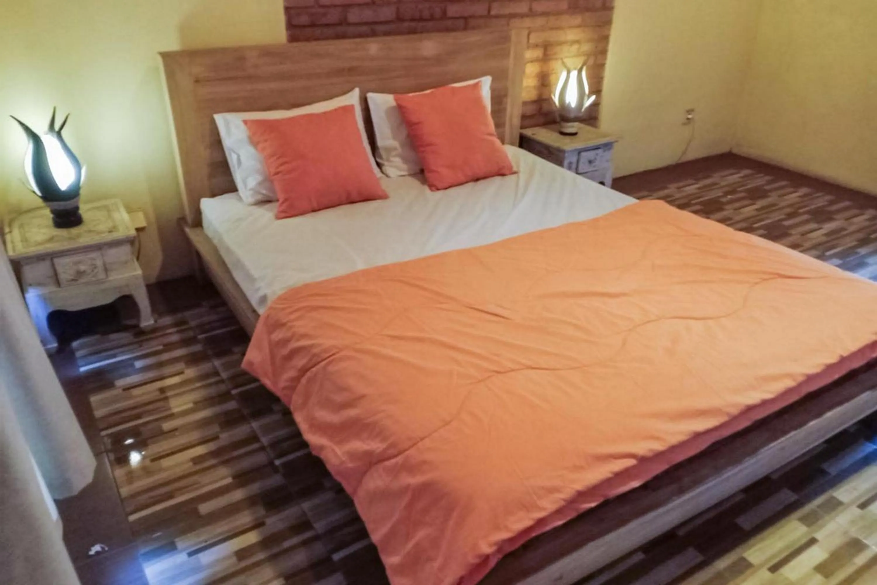 Bed in Pranajaya Villa