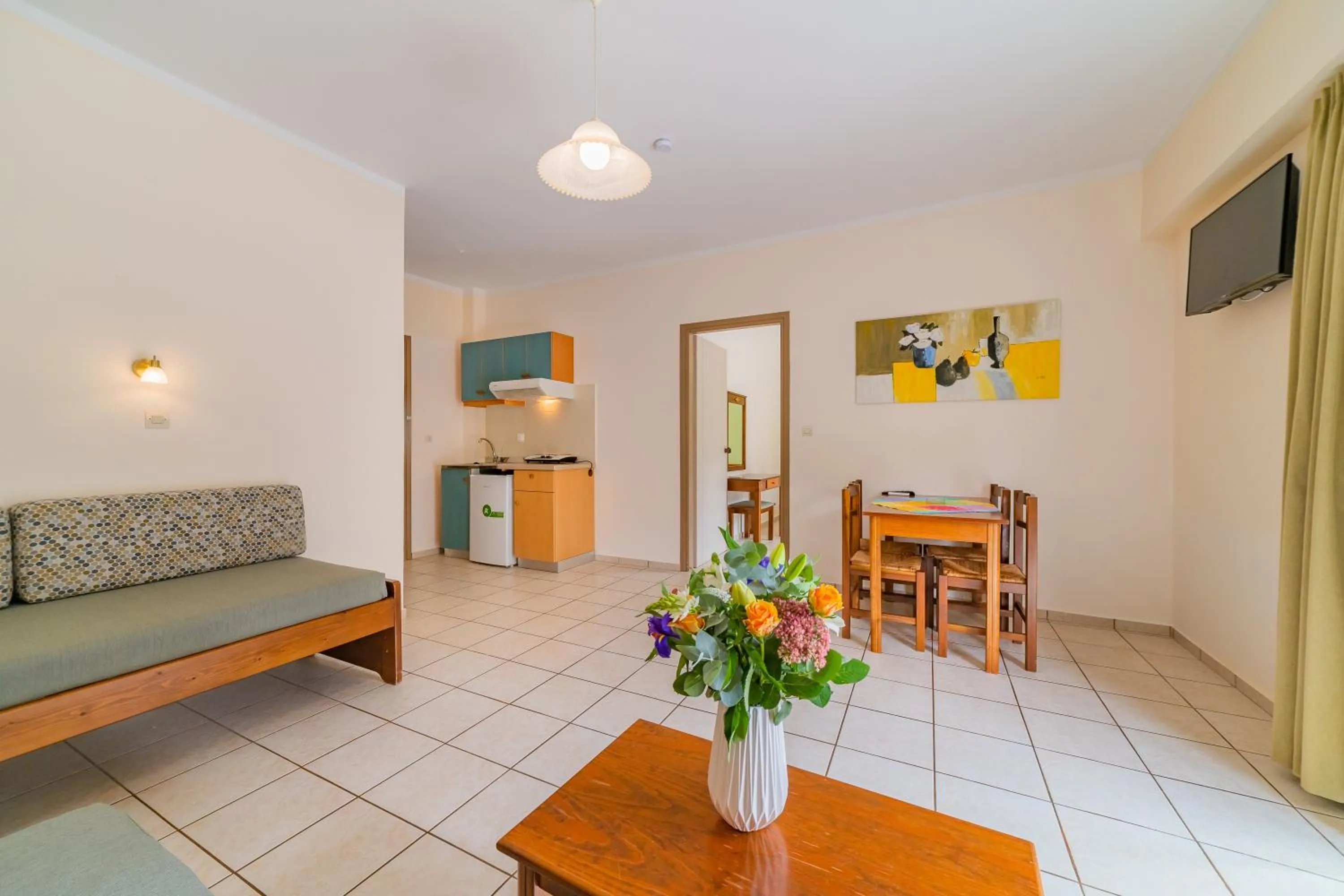 Seating area in Matthias Hotel Apartments