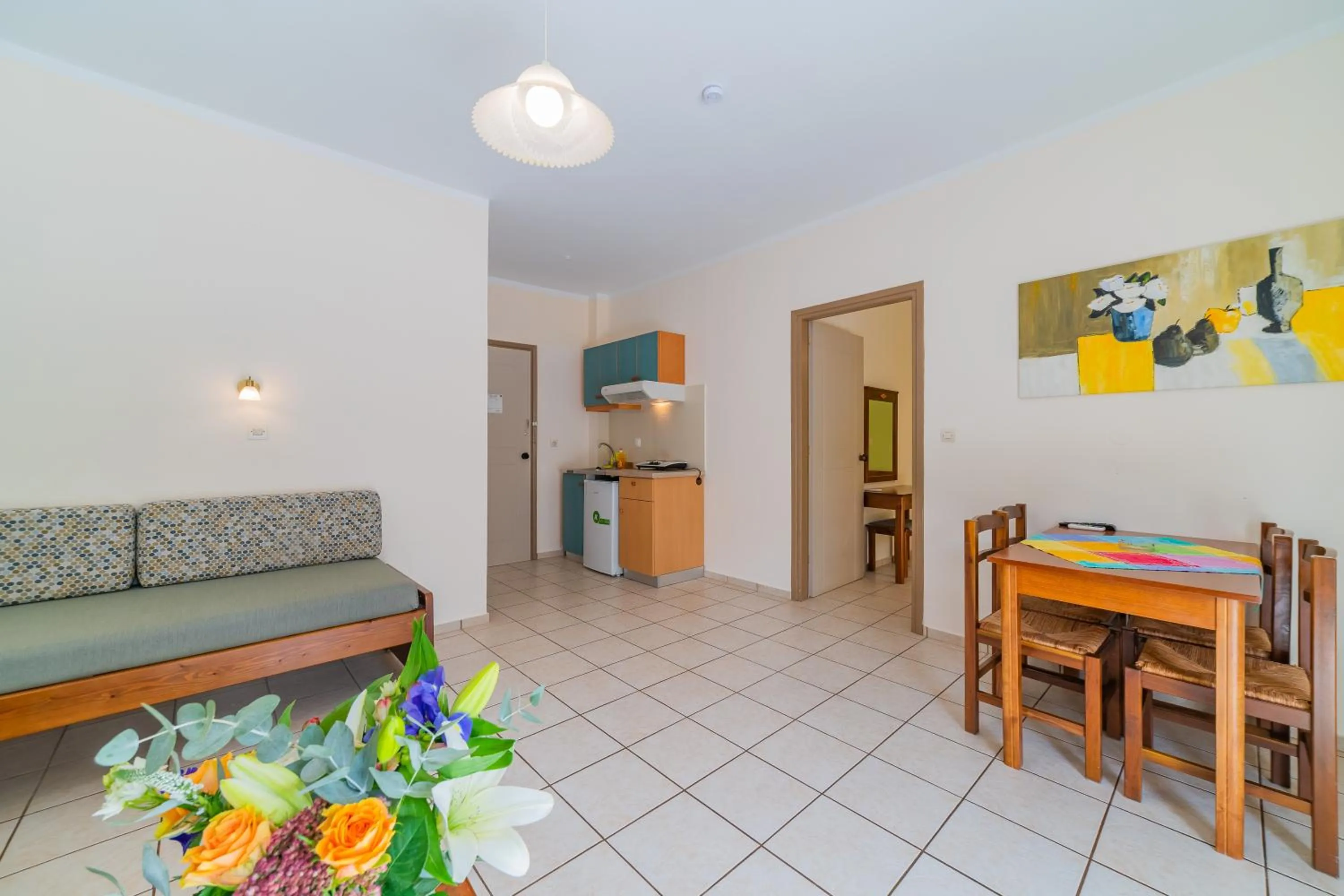 Seating area in Matthias Hotel Apartments