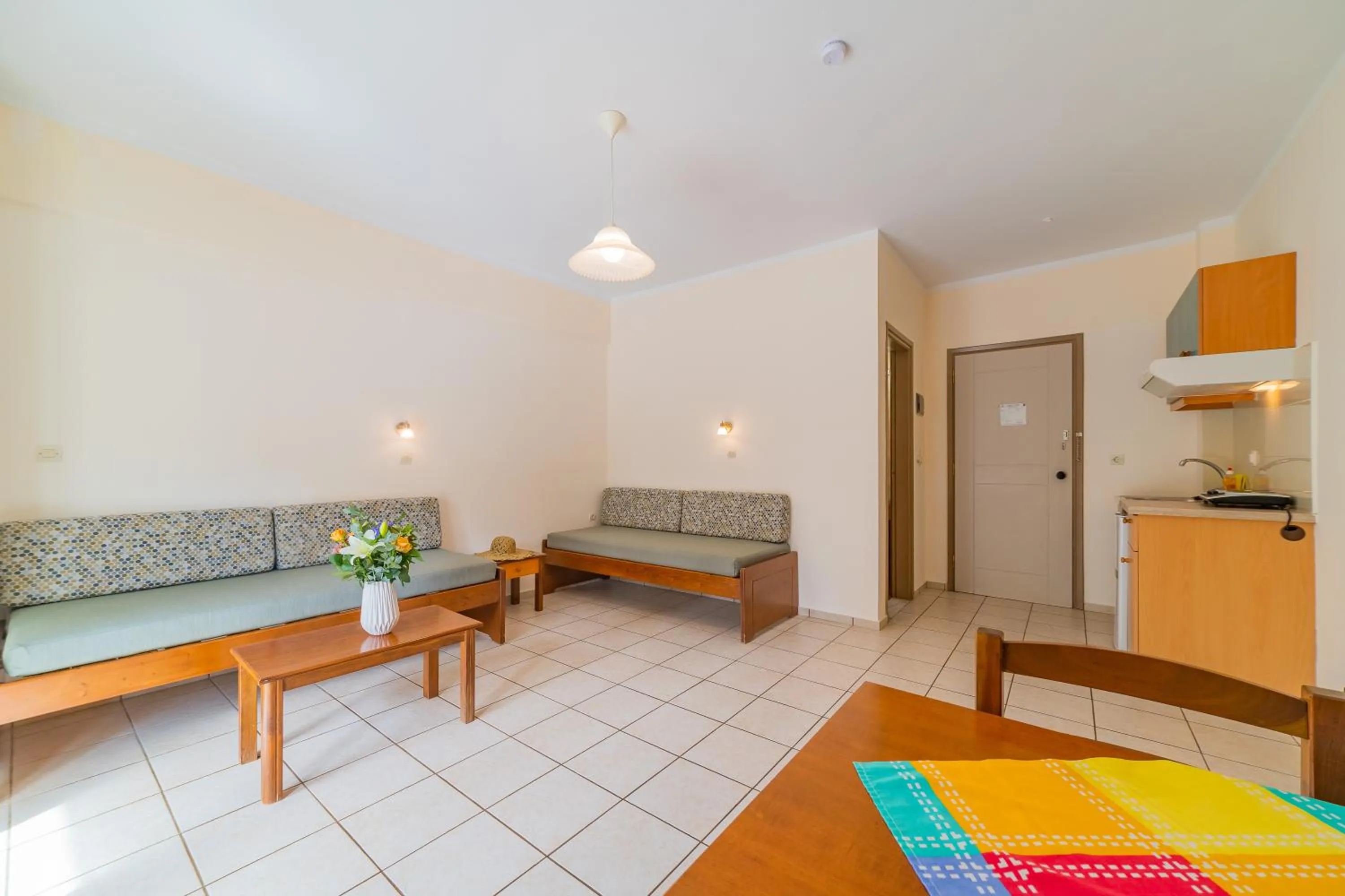 Seating area in Matthias Hotel Apartments