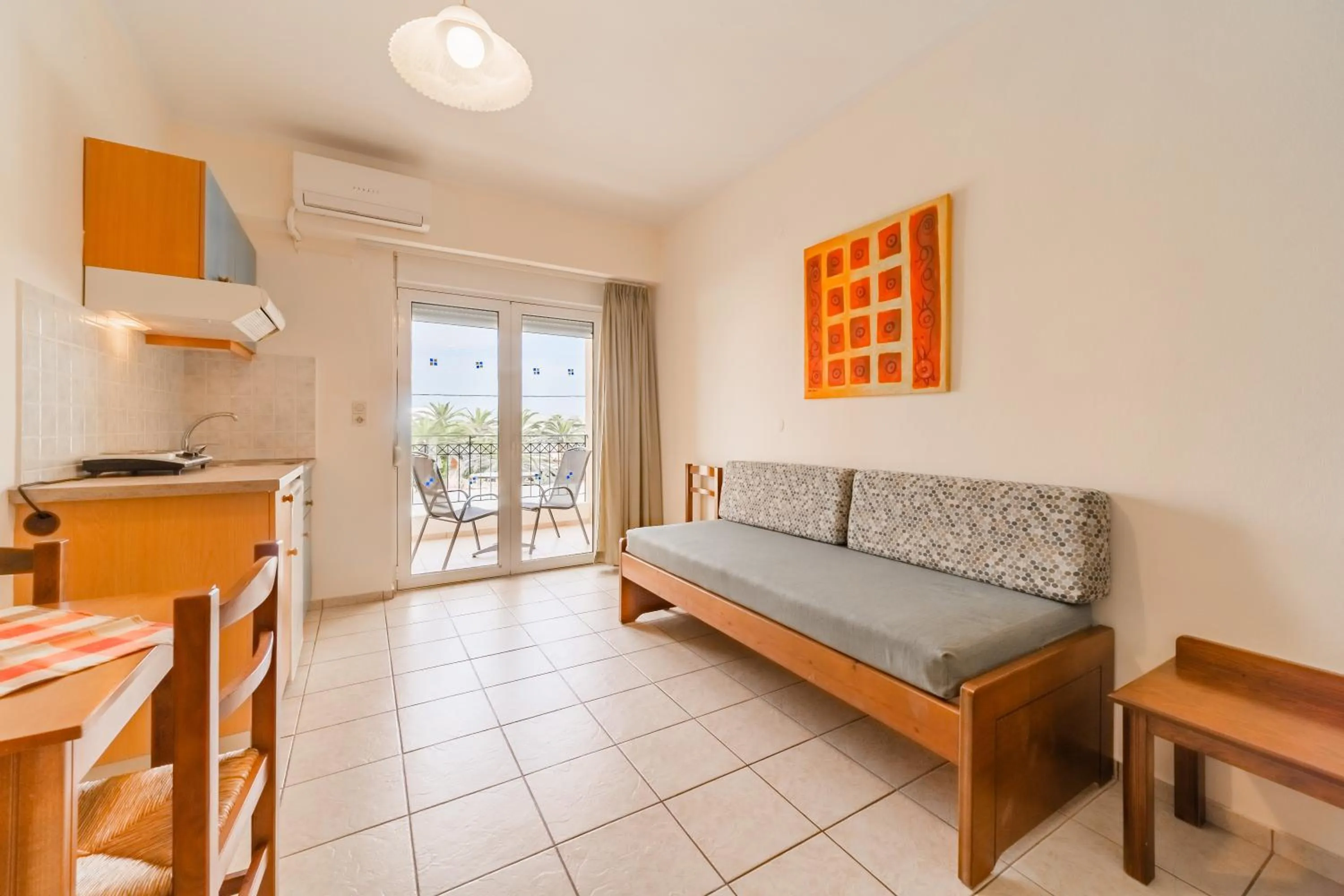 Seating area in Matthias Hotel Apartments