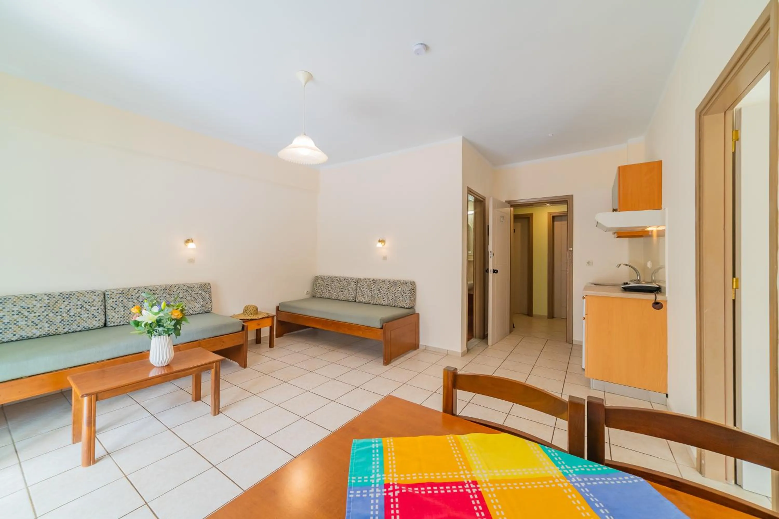 Seating area in Matthias Hotel Apartments