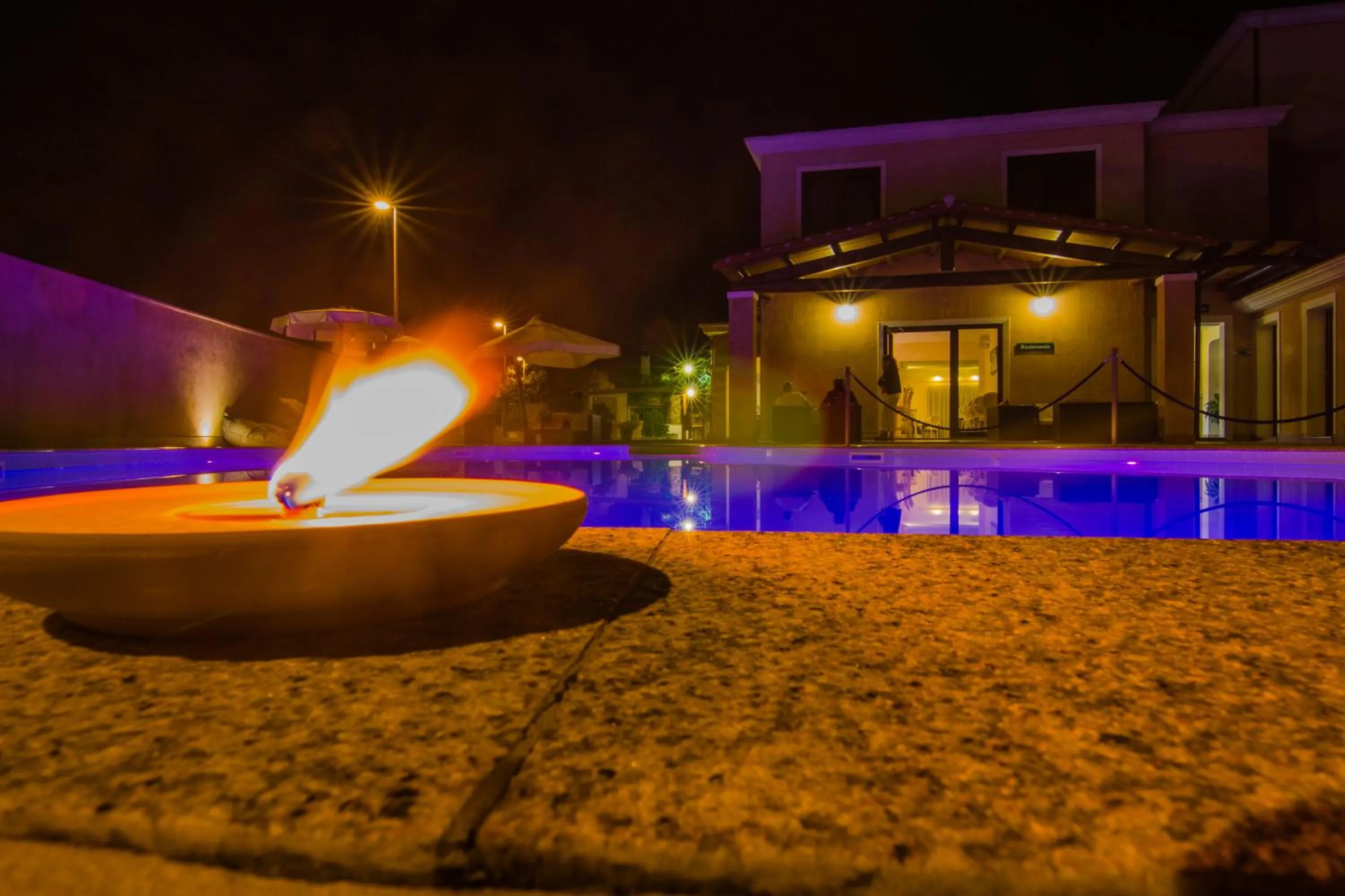 Swimming pool in Hotel La Perla