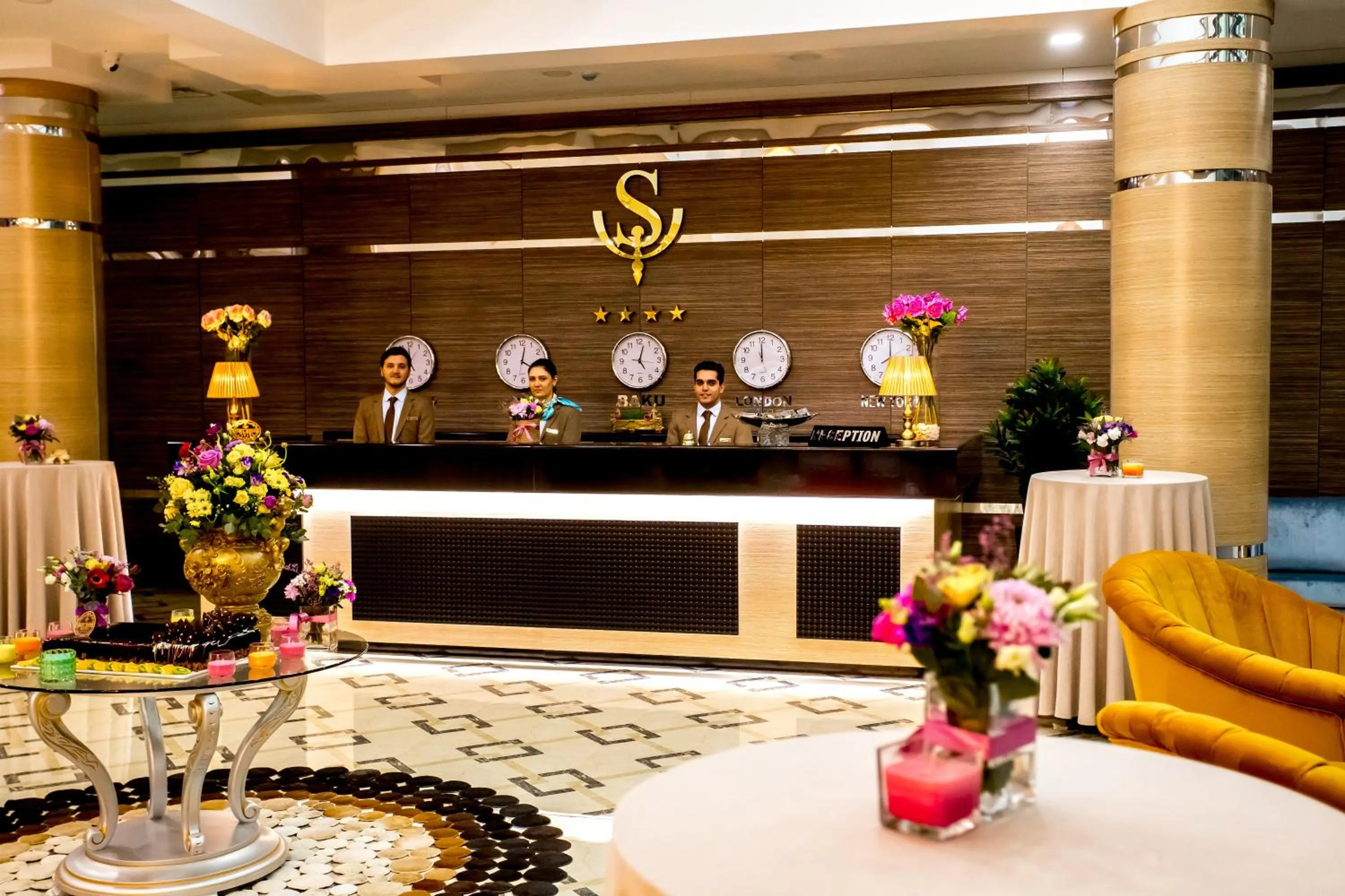 Lobby or reception in West Shine Hotel