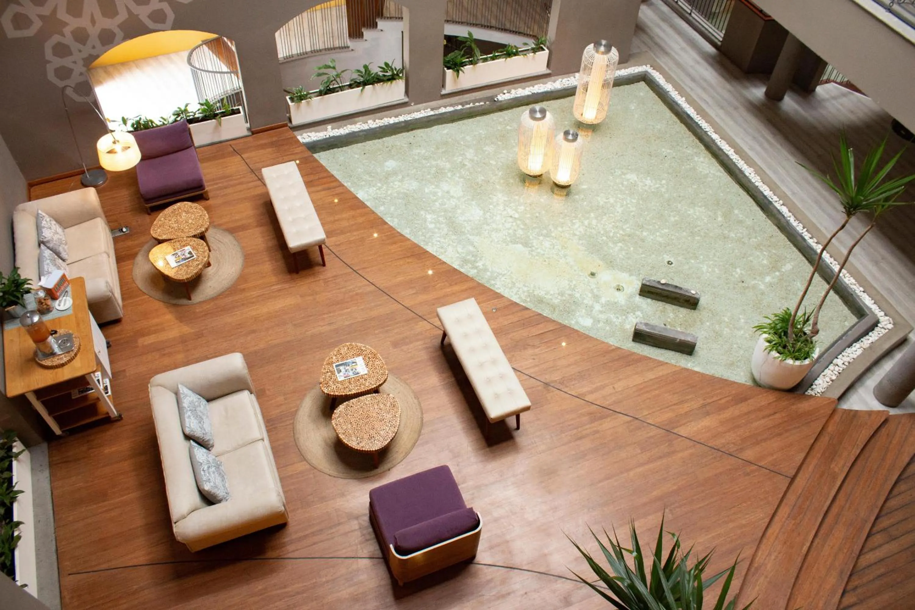 Lobby or reception in The Address Boutique Hotel