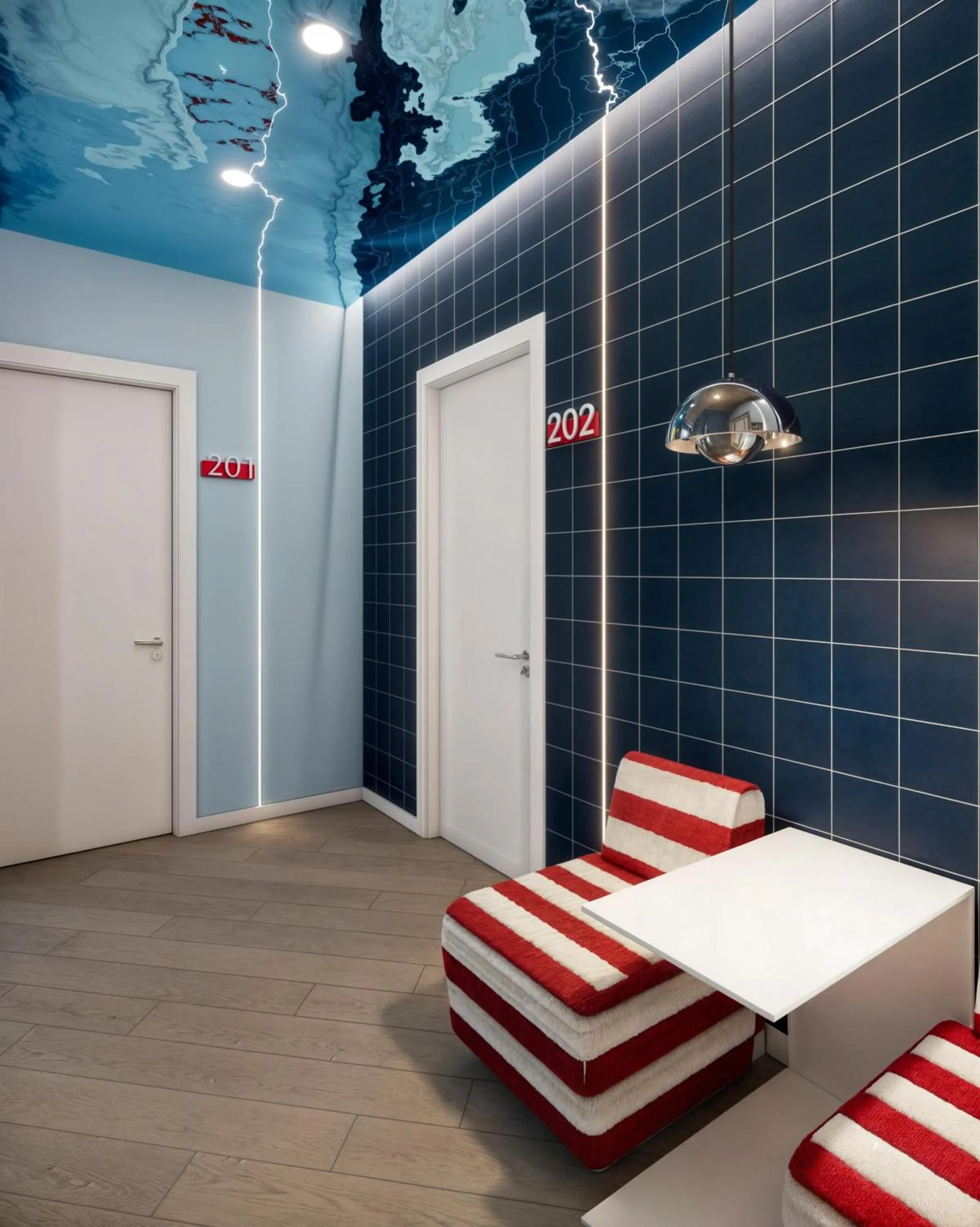 Bed in Cioffi Sorrento rooms