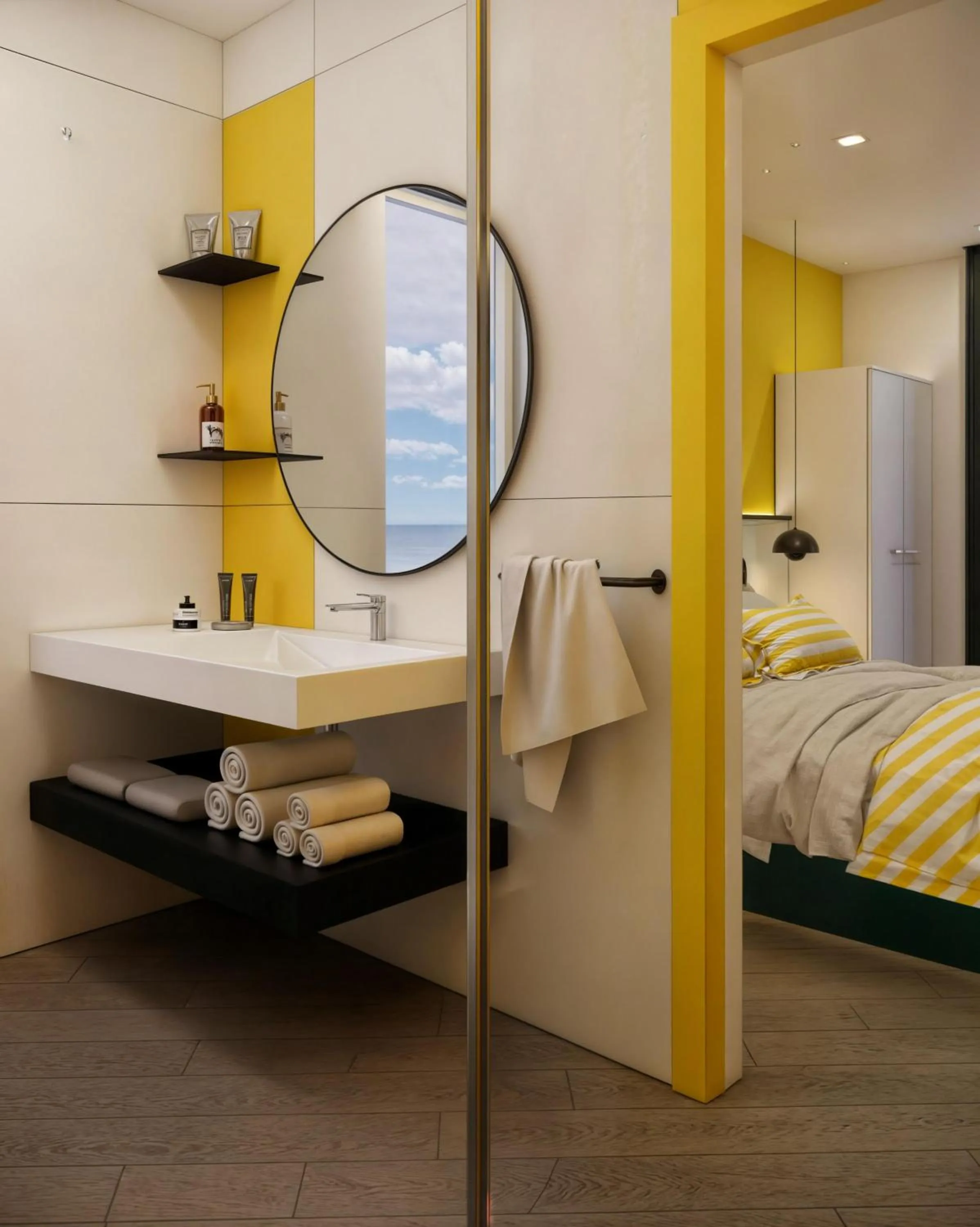 Bed in Cioffi Sorrento rooms