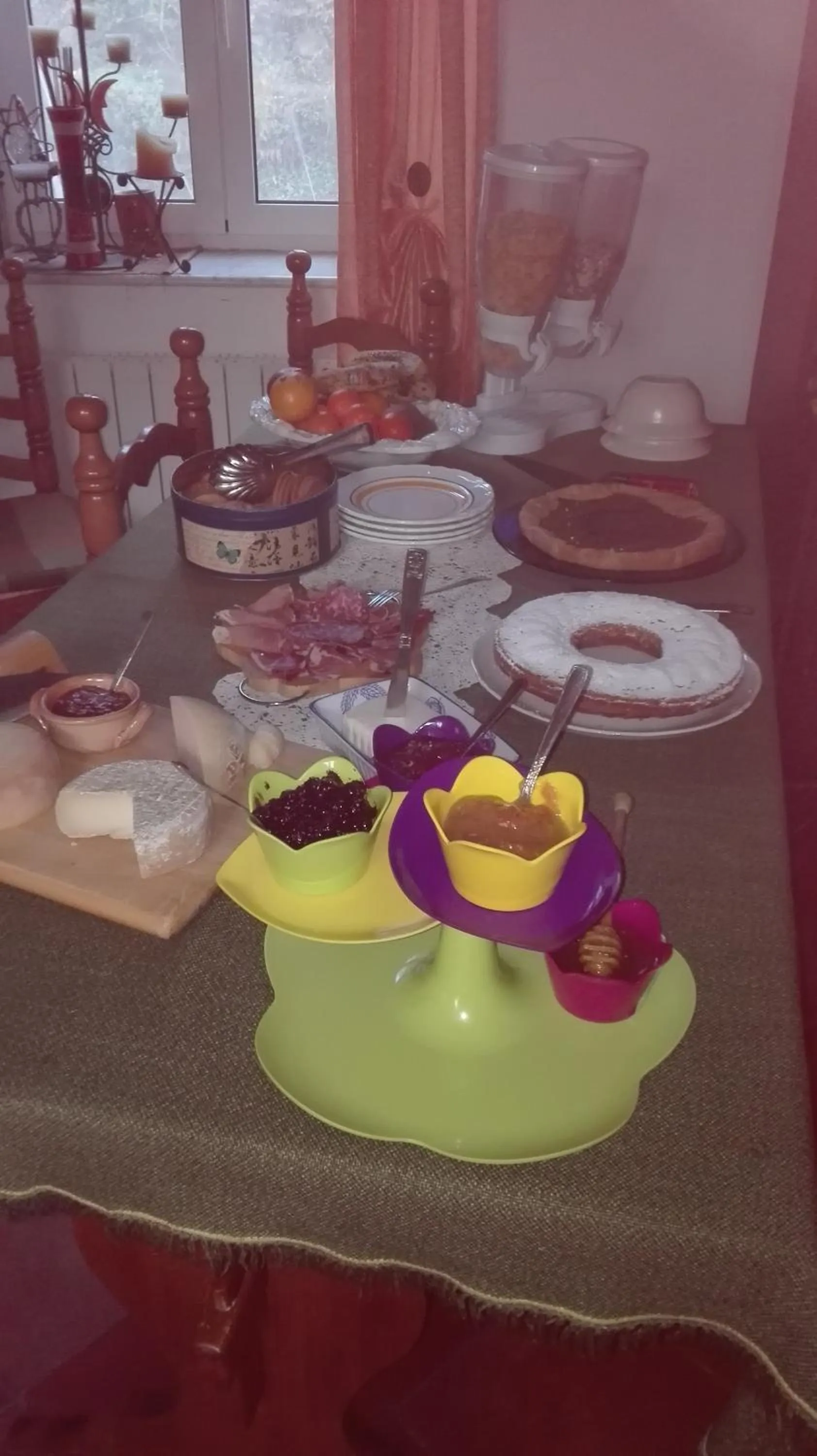 Continental breakfast in Il Pozzo e il Melograno