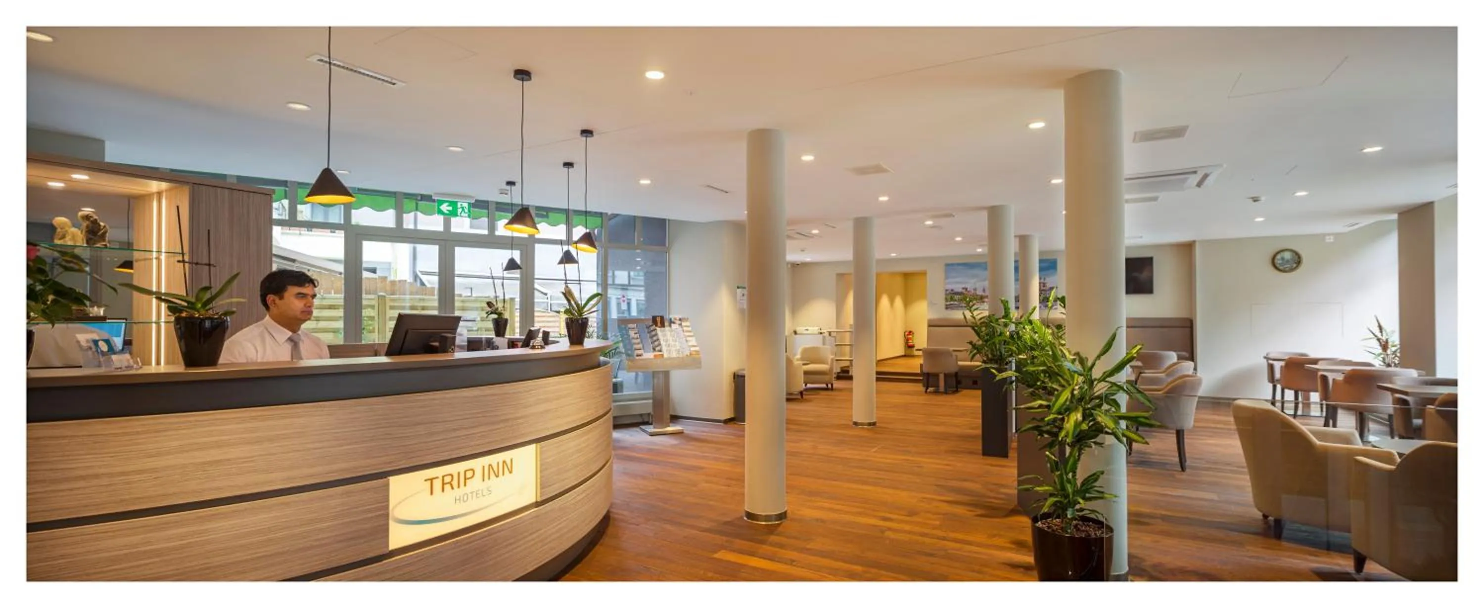 Lobby or reception in Trip Inn Zurich Hotel