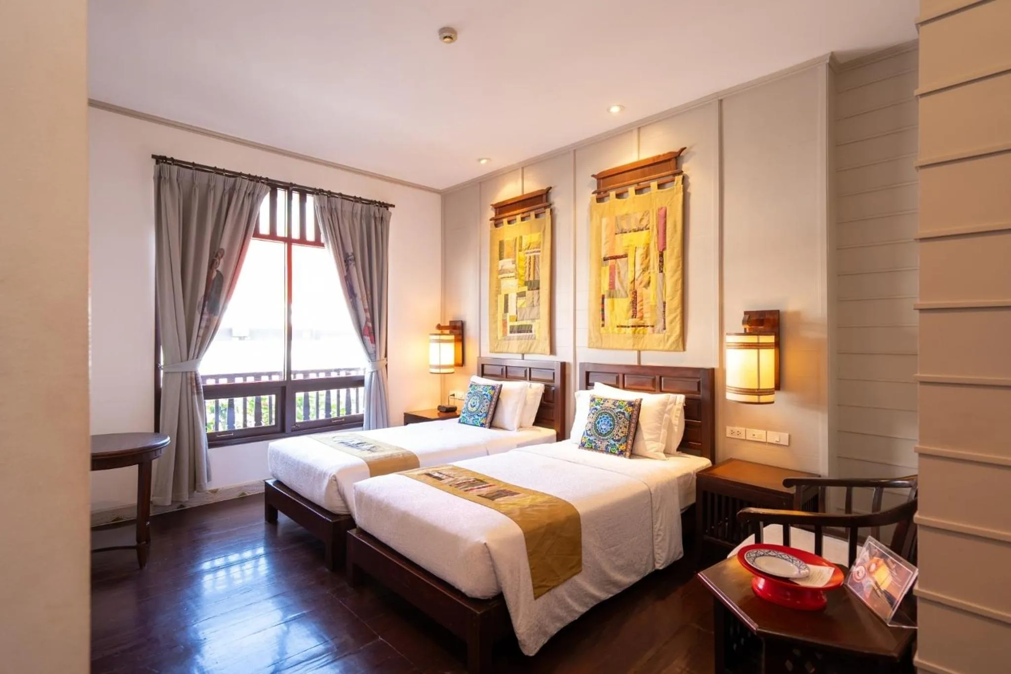 Bed in Pukha Nanfa Hotel