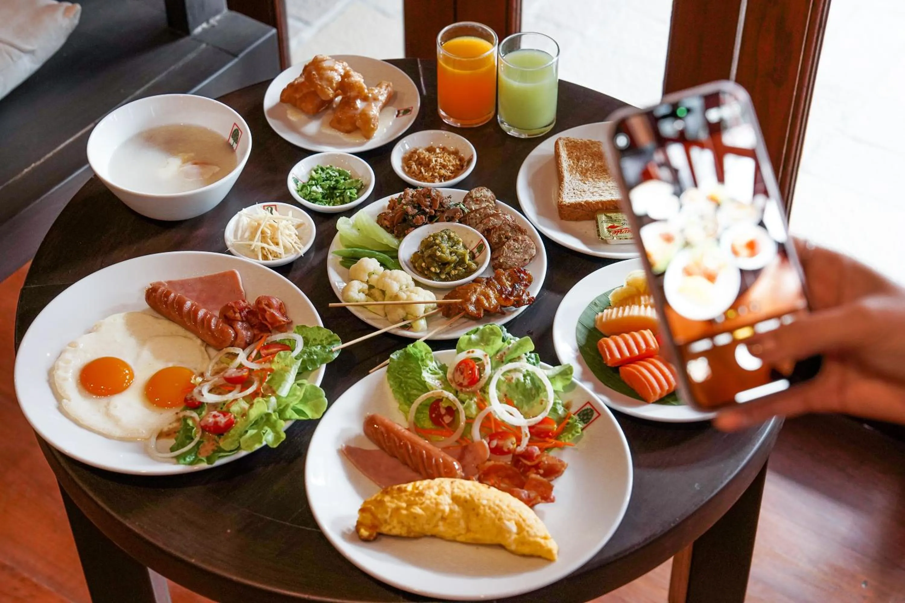 Breakfast in Pukha Nanfa Hotel