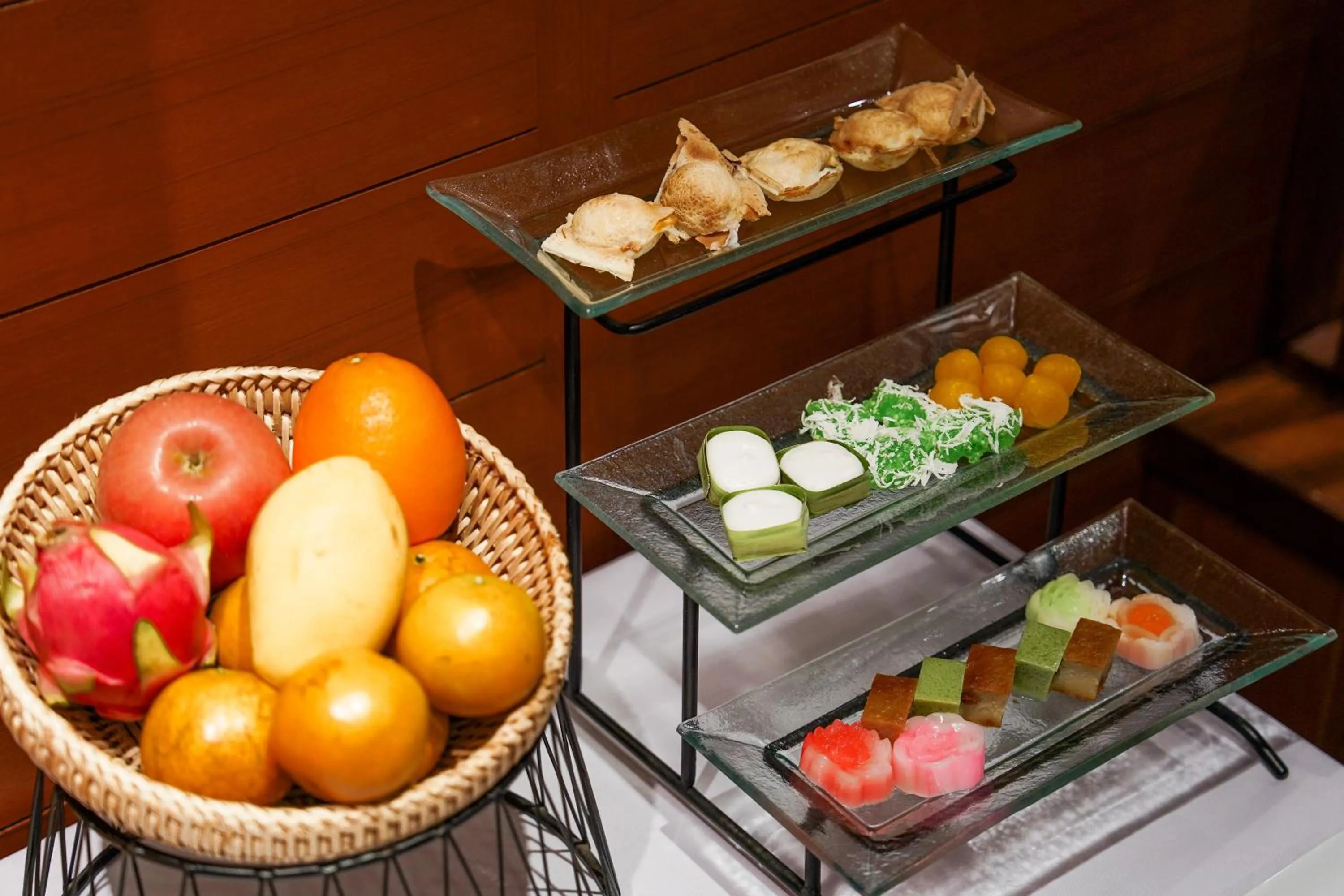 Buffet breakfast in Pukha Nanfa Hotel