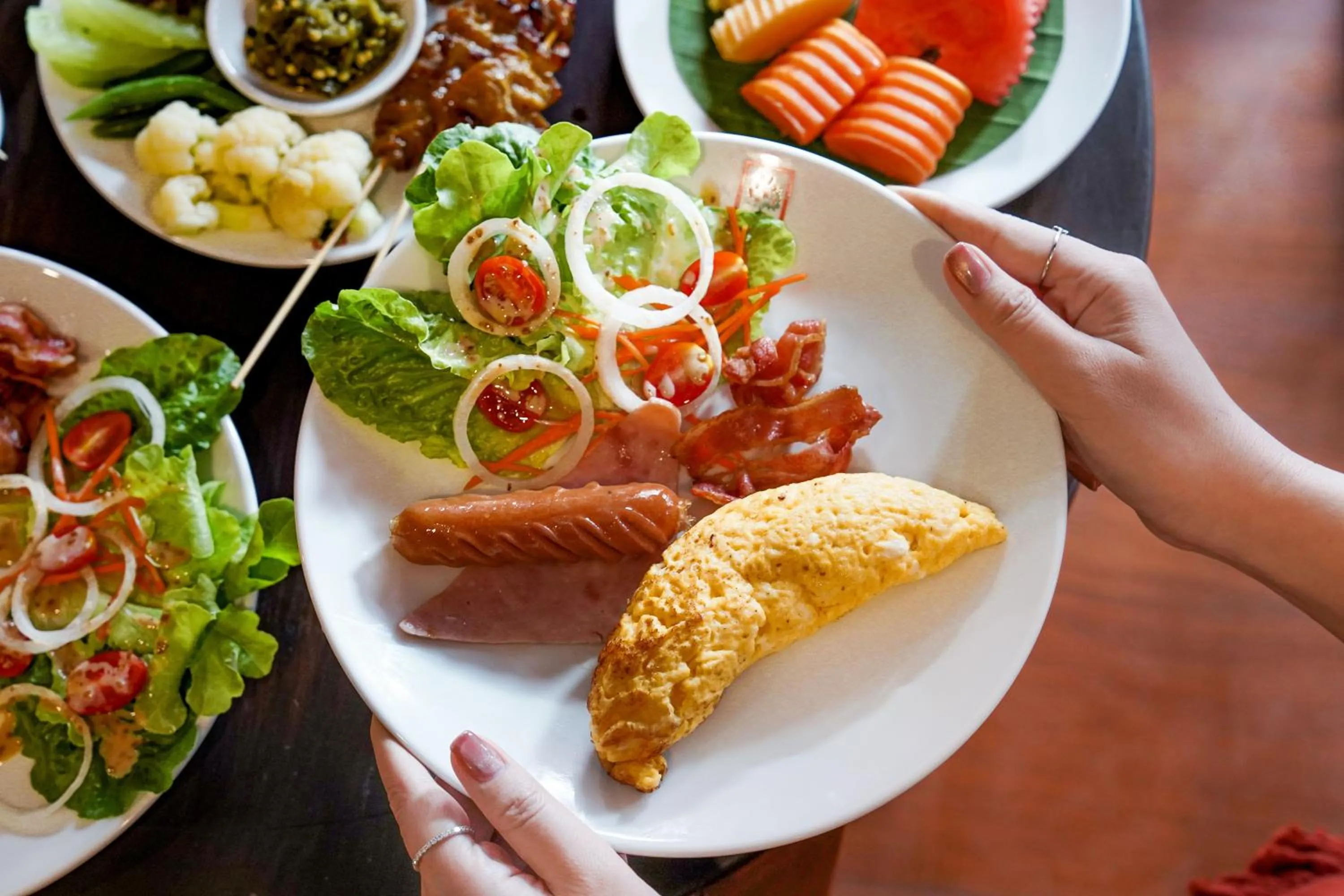 Breakfast in Pukha Nanfa Hotel