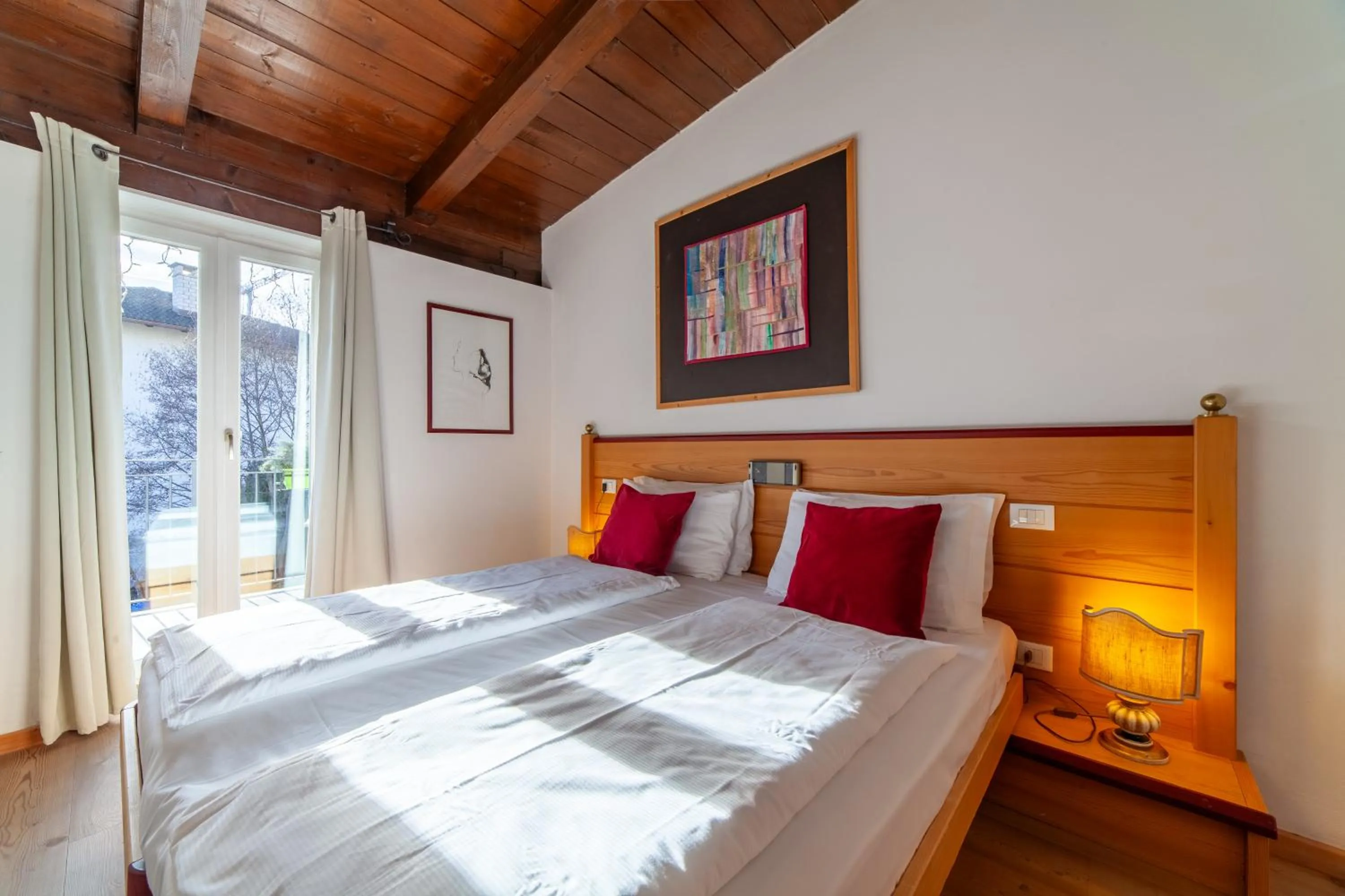Bed in Residenza Bagni & Miramonti