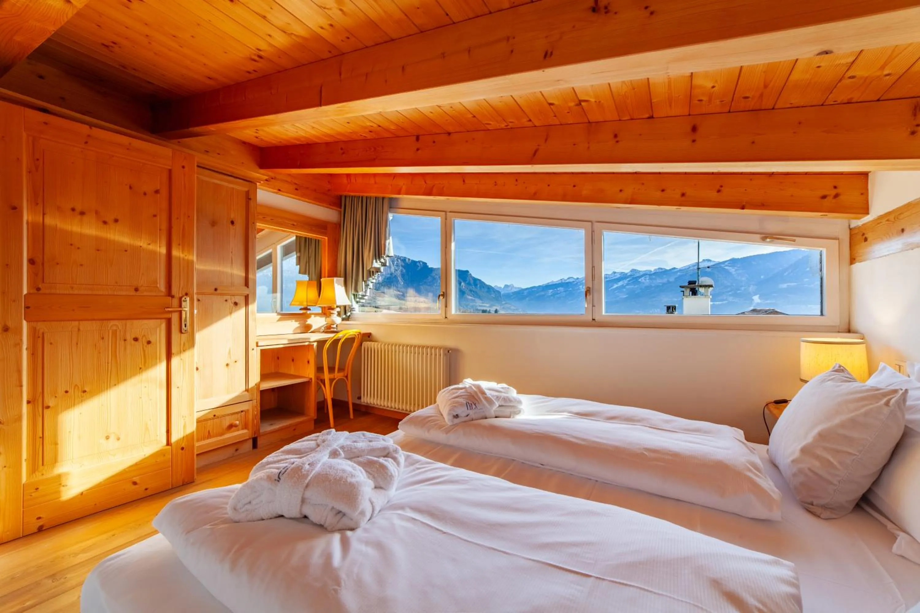 Bed in Residenza Bagni & Miramonti