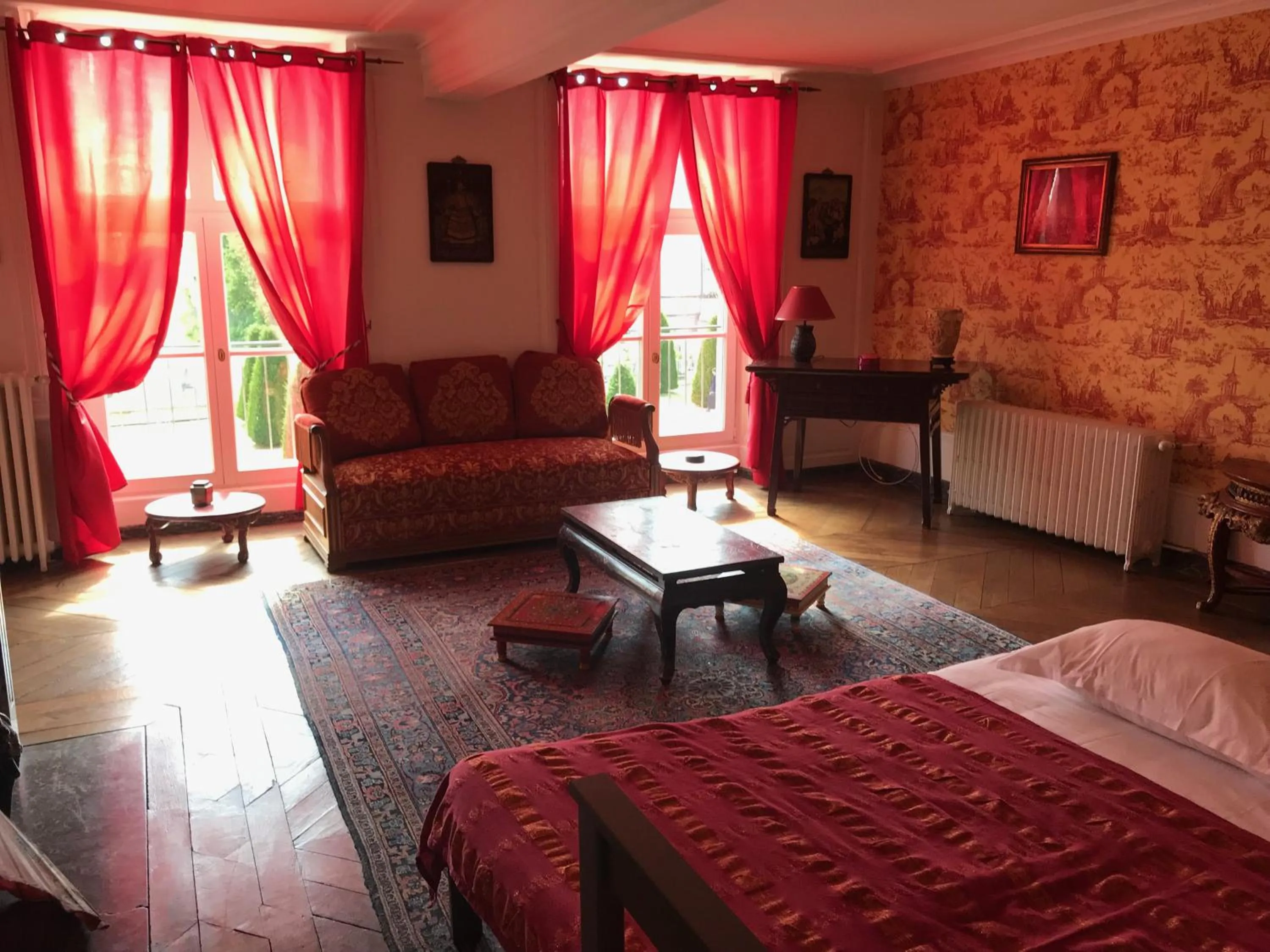 Bed in Château de Vitry-la-Ville