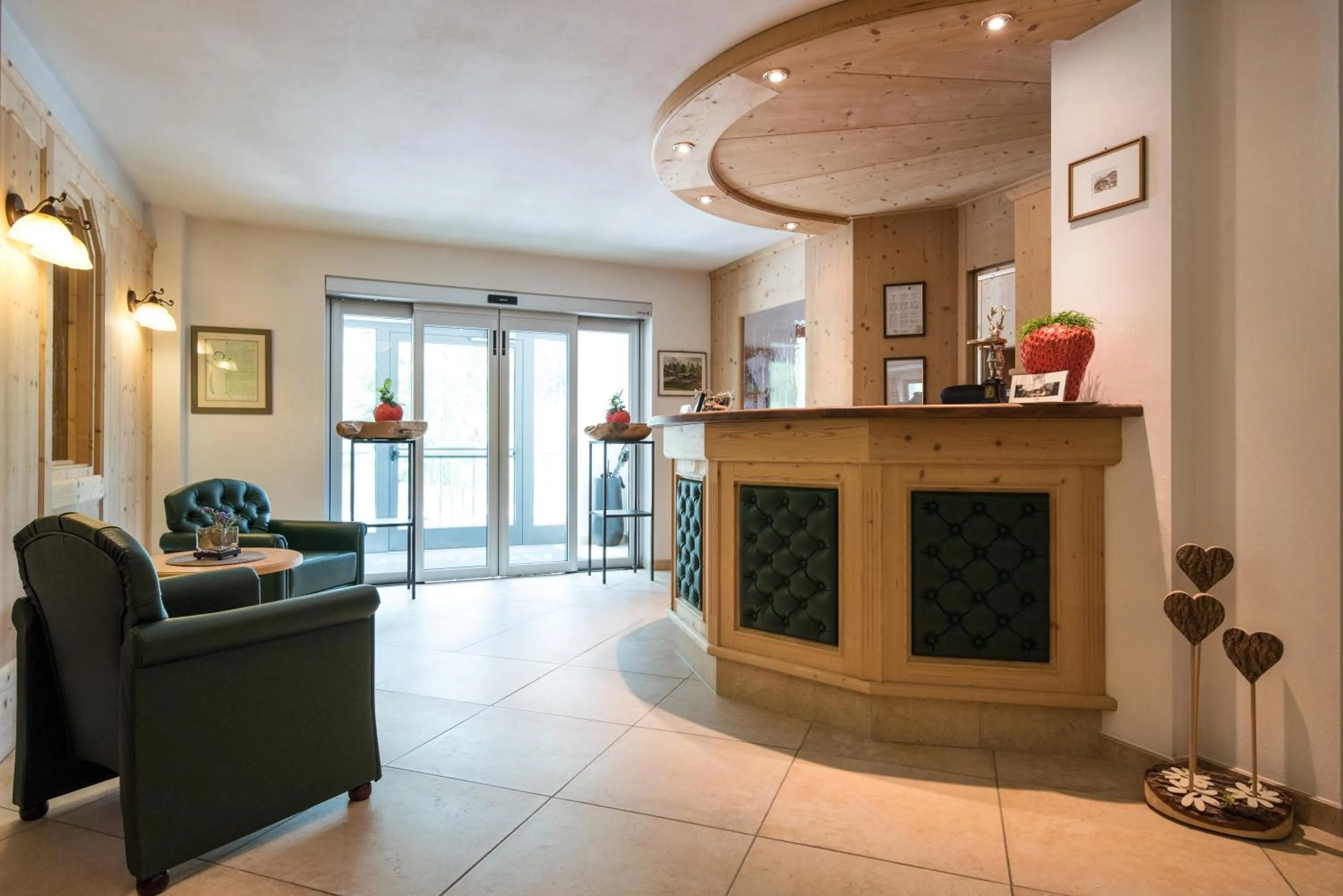 Lobby or reception in Garni Hotel Bel Vert