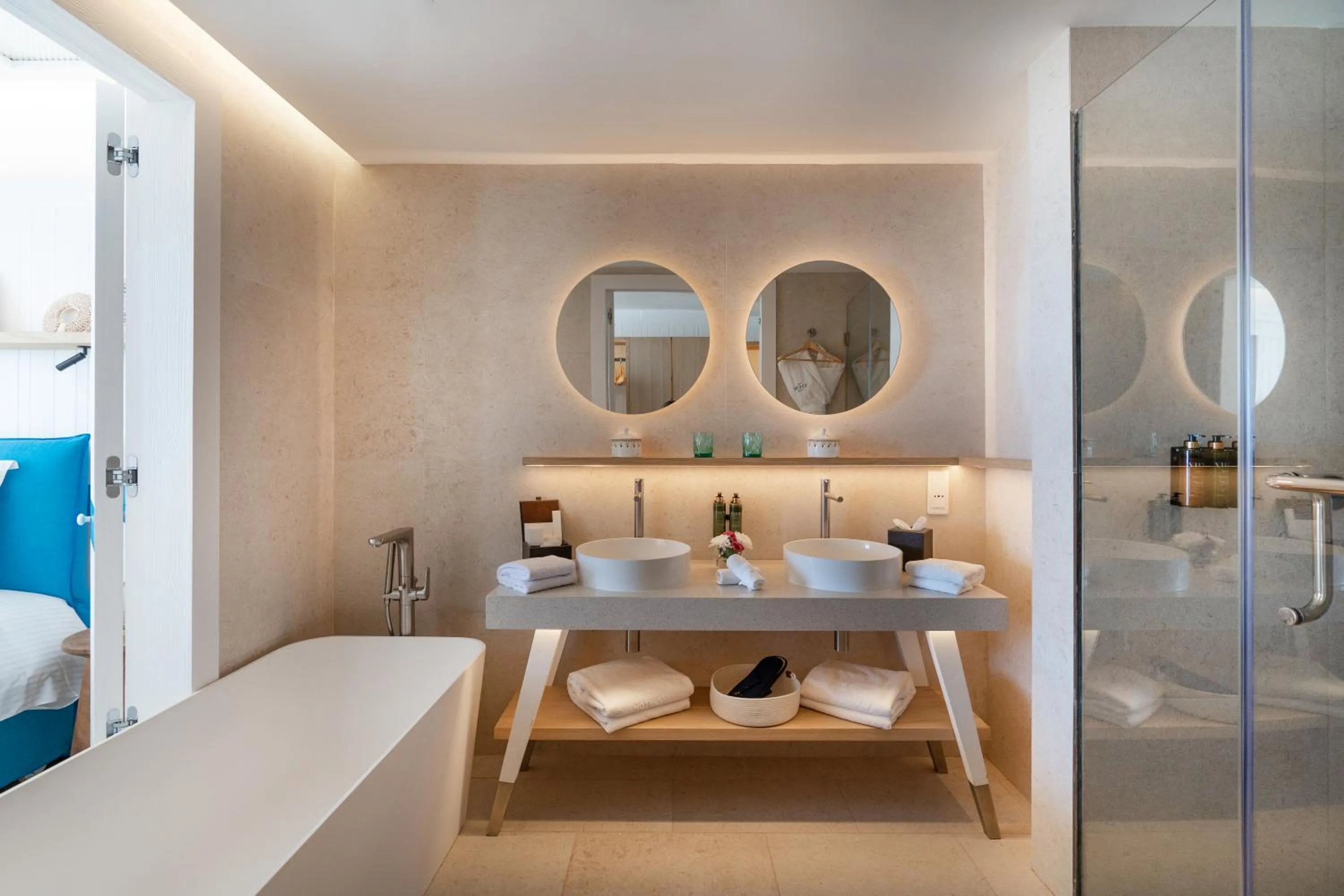 Bathroom, Bed in The View Agadir