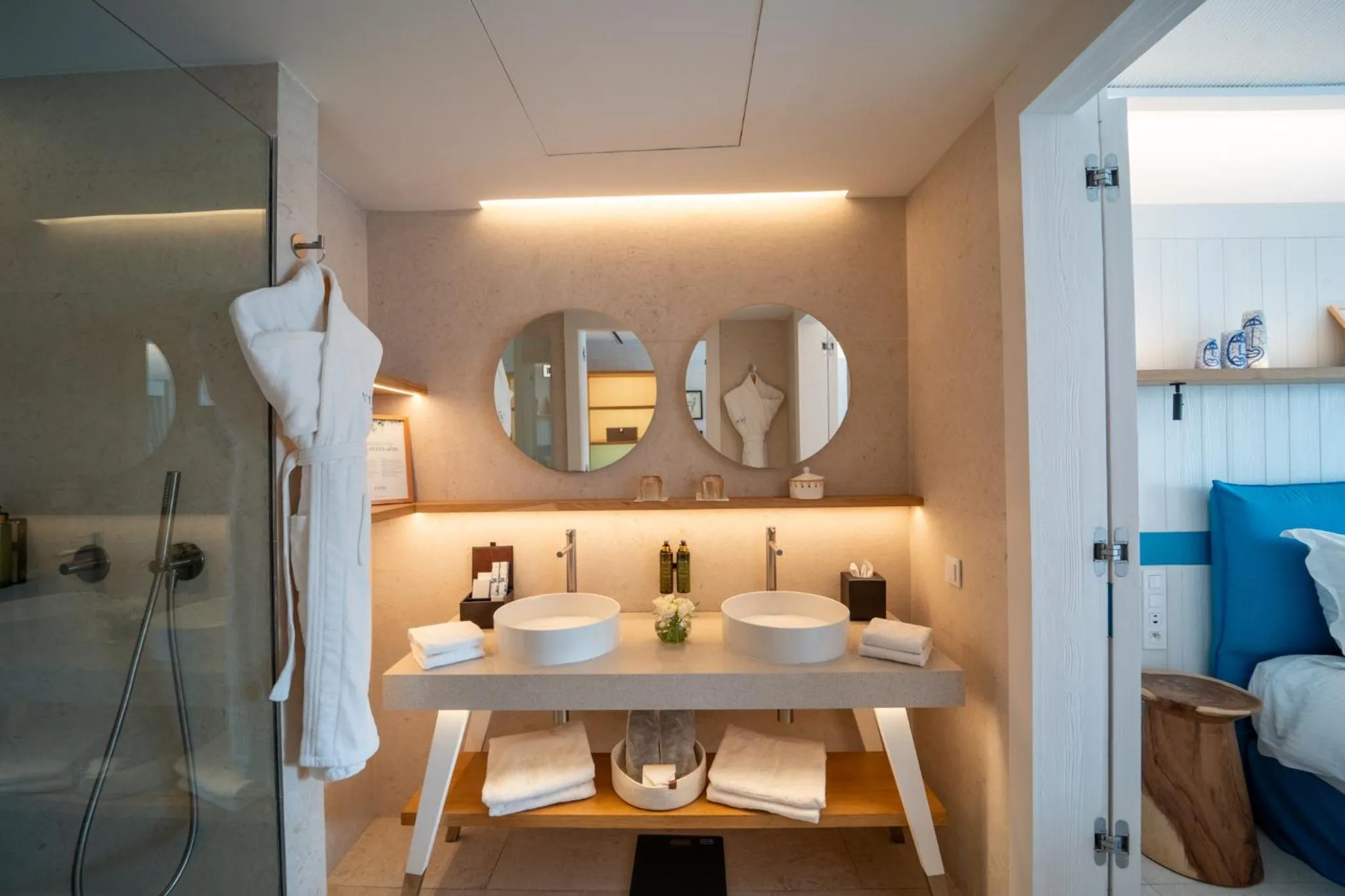 Bathroom, Bed in The View Agadir