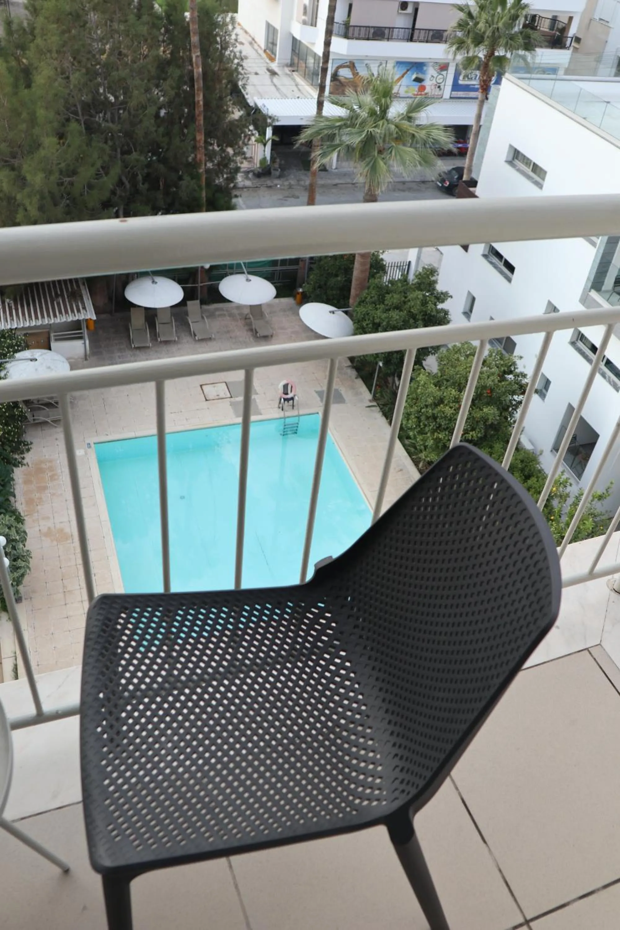 Pool view in Sunflower Hotel Apartments