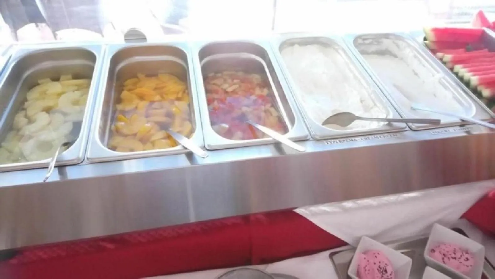 Buffet breakfast in Elektra Beach Hotel