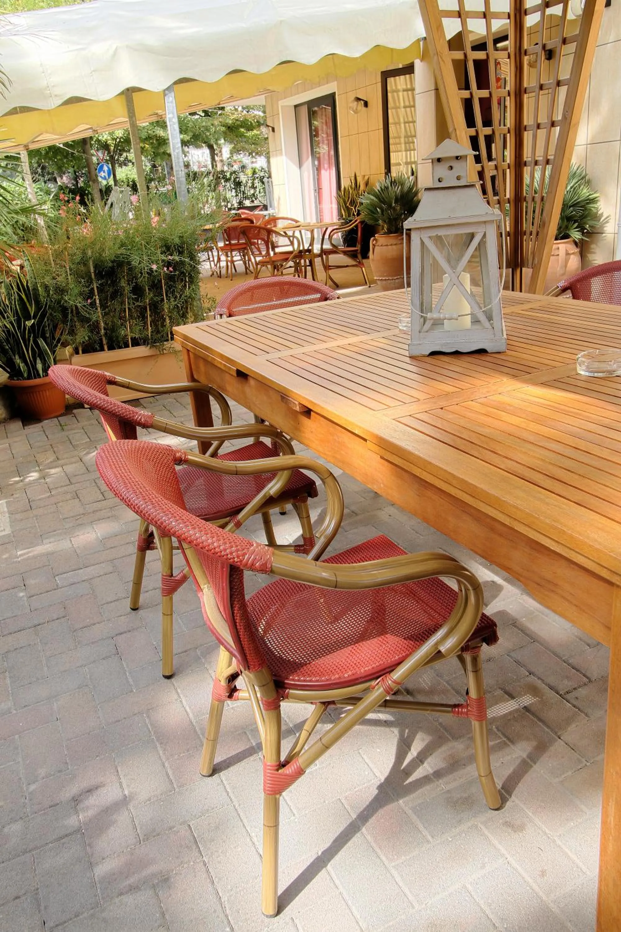 Patio in Hotel Corallo