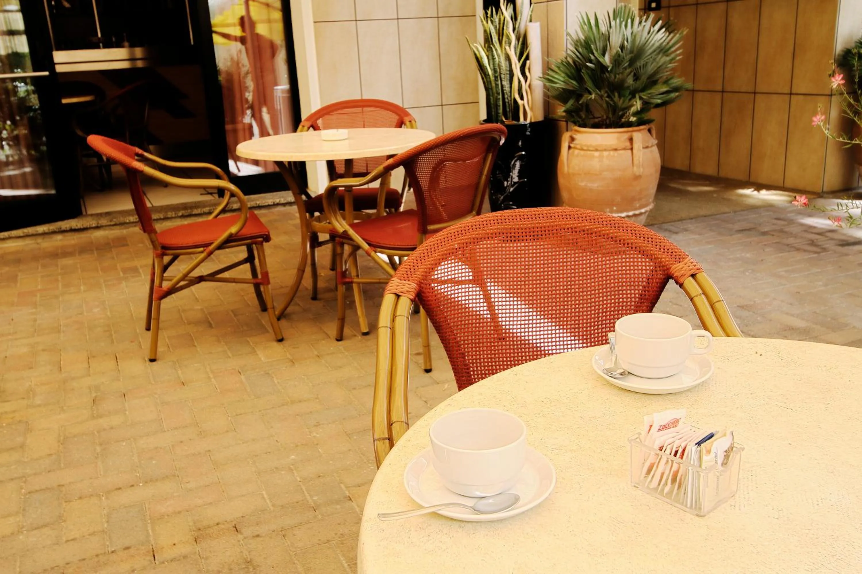 Patio in Hotel Corallo