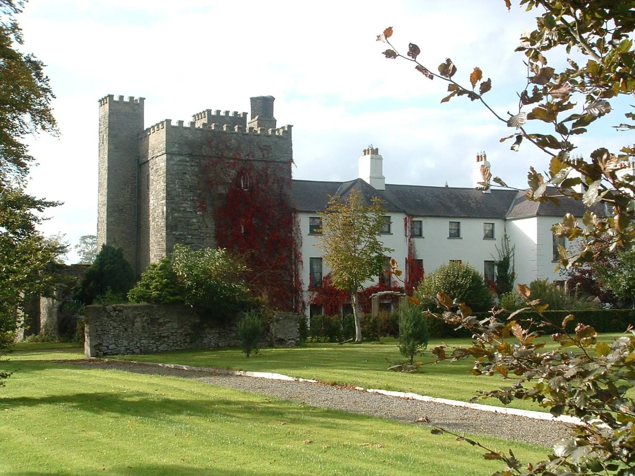 Facade/entrance in Barberstown Castle