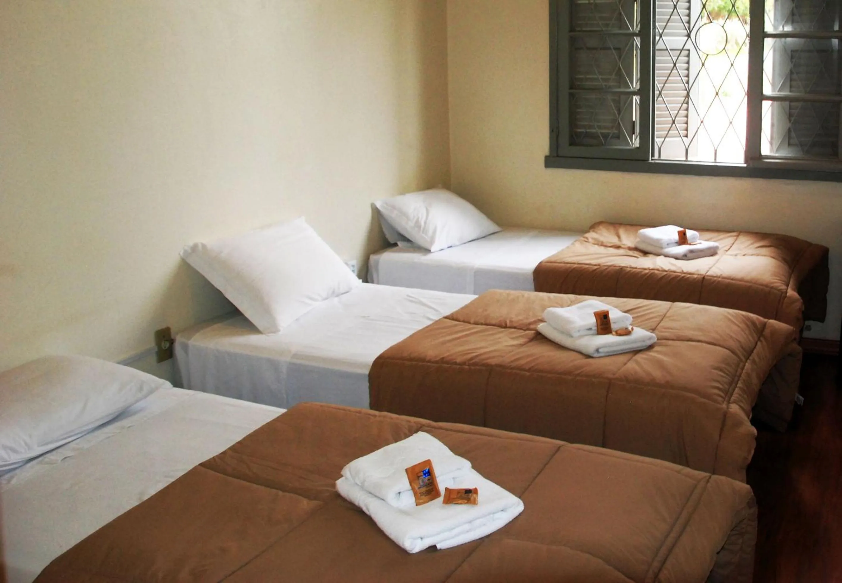 Bed in Hotel Pousada São Lourenço