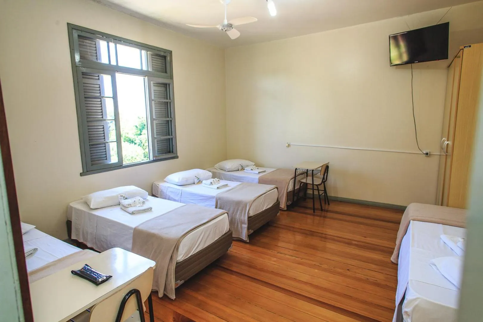 Bed in Hotel Pousada São Lourenço