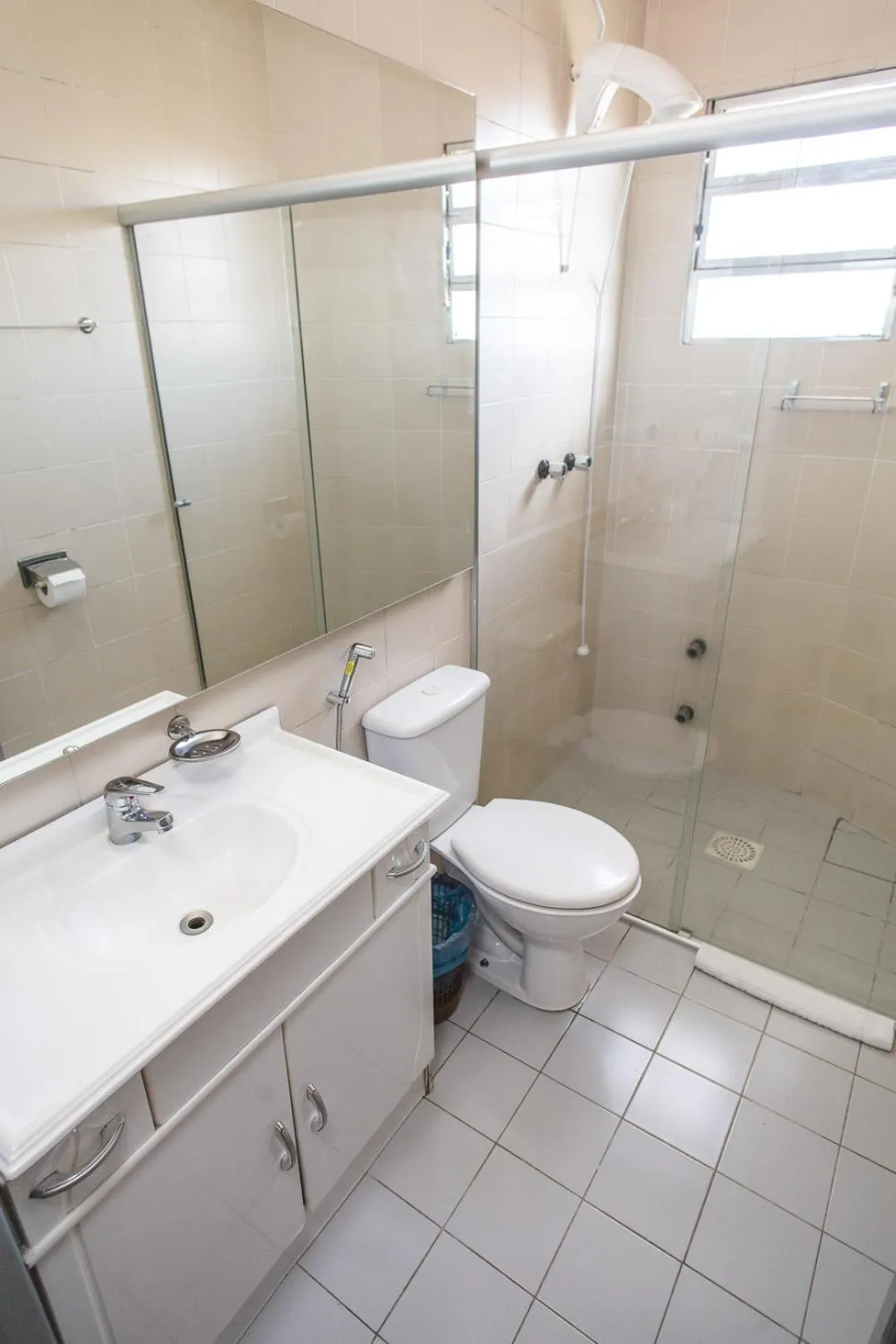 Shower in Hotel Pousada São Lourenço