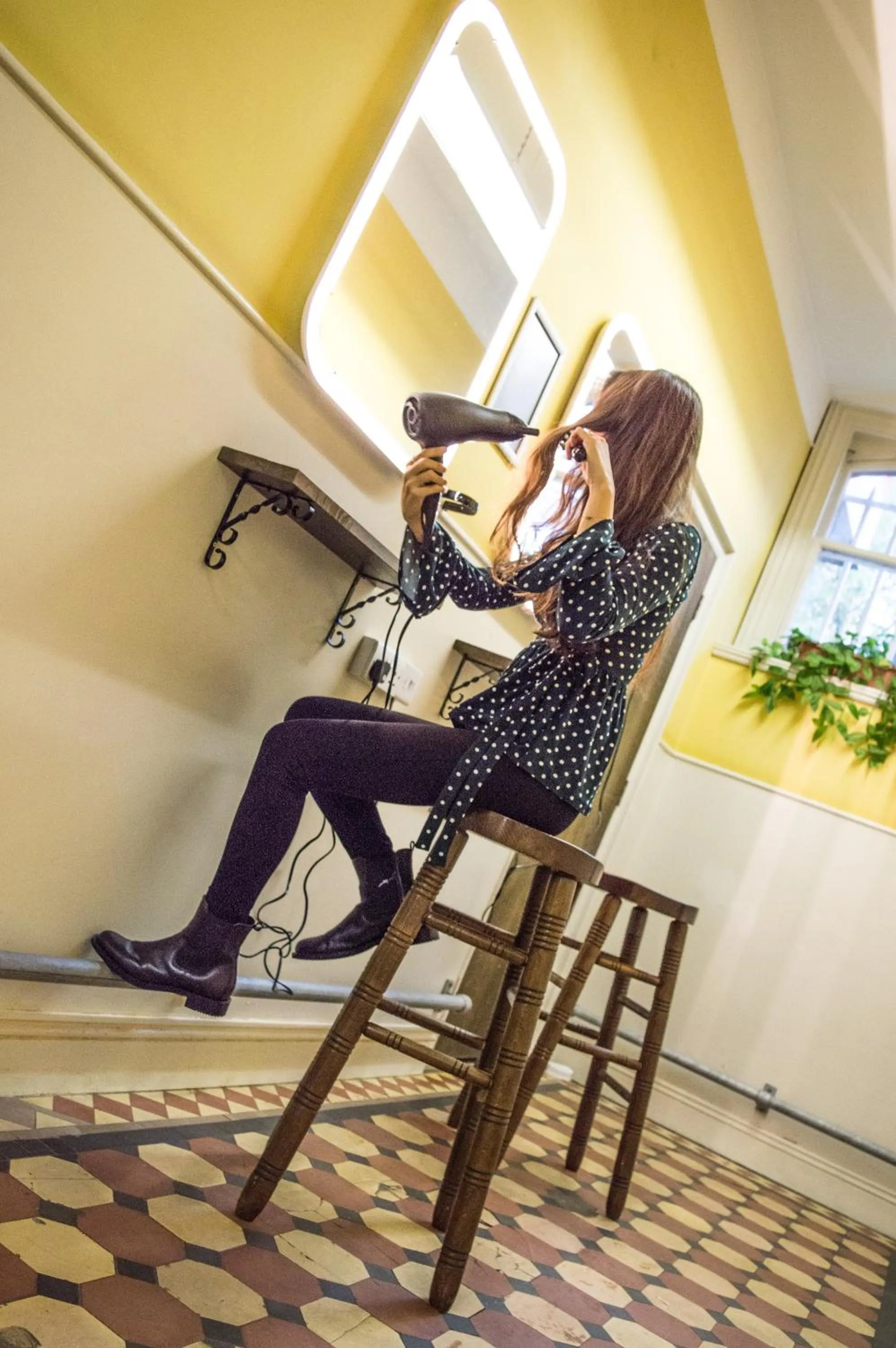 hair dryier in Palmers Lodge Swiss Cottage