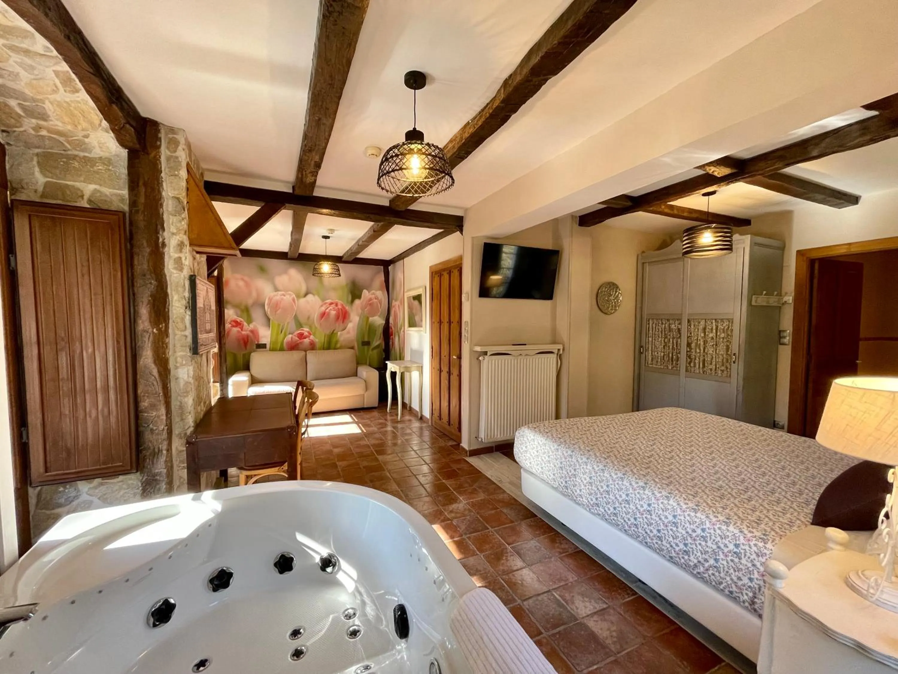 Bed in Akla La Casa Del Puente