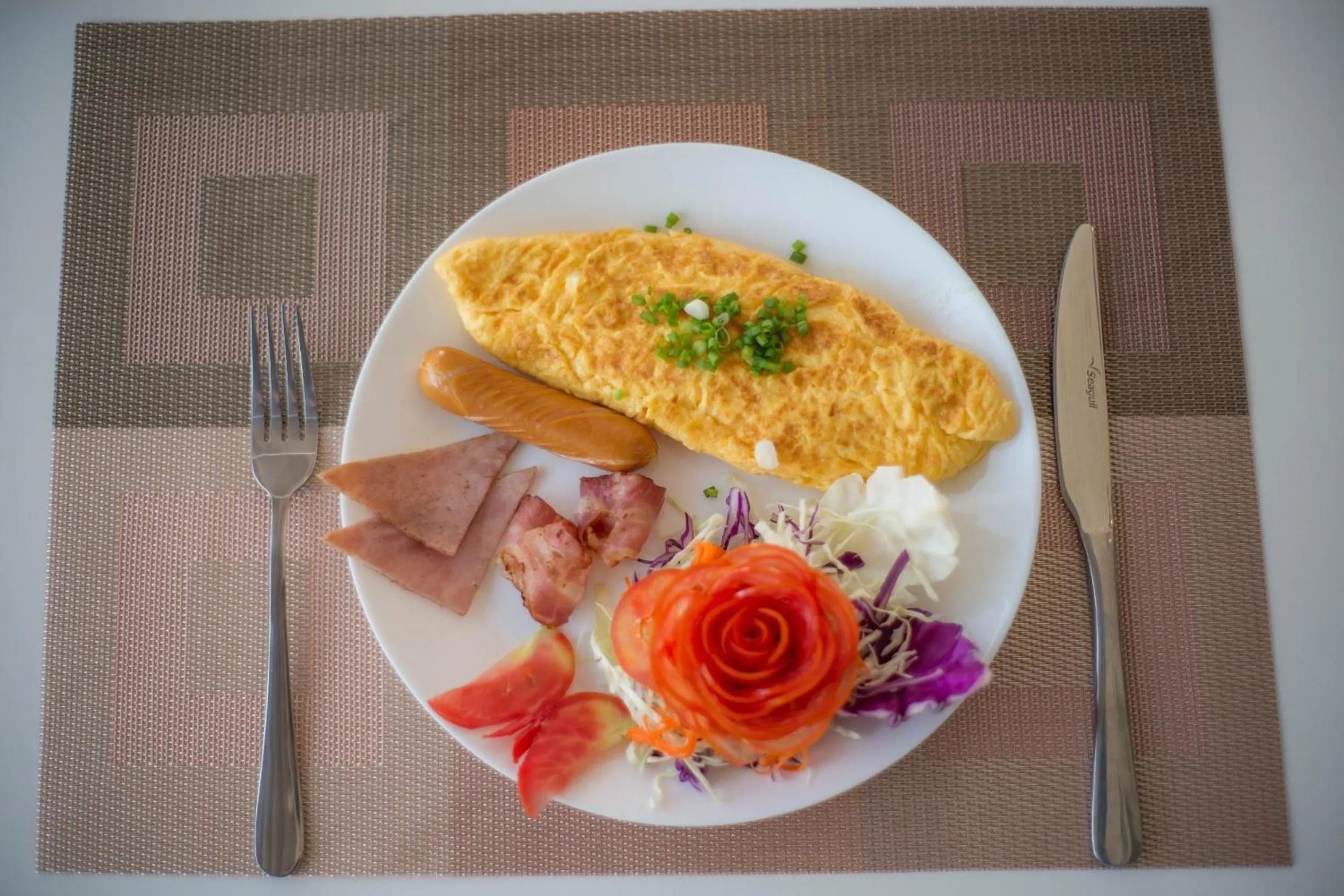 Breakfast in Comet Hotel Surat Thani