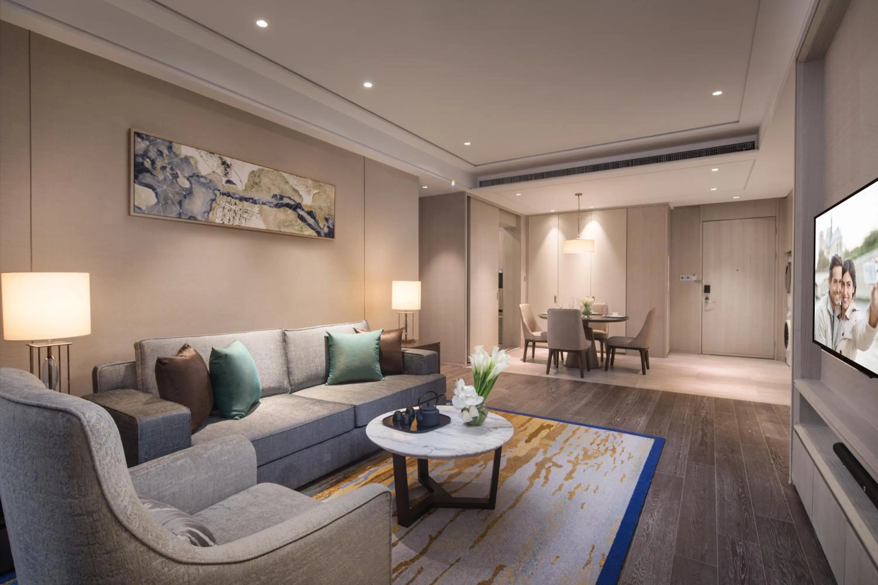 Living room in Ascott Harmony City Nantong