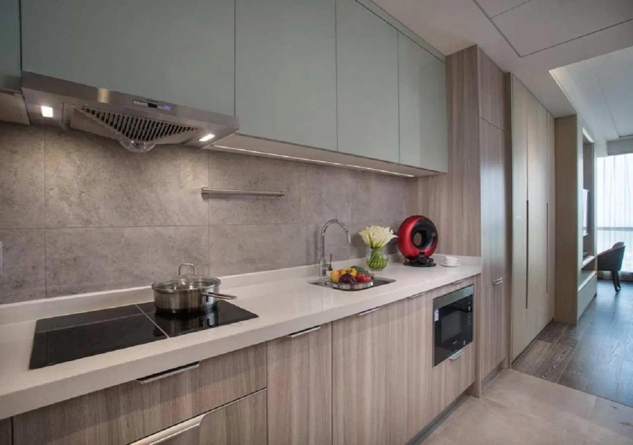 Kitchen or kitchenette in Ascott Harmony City Nantong