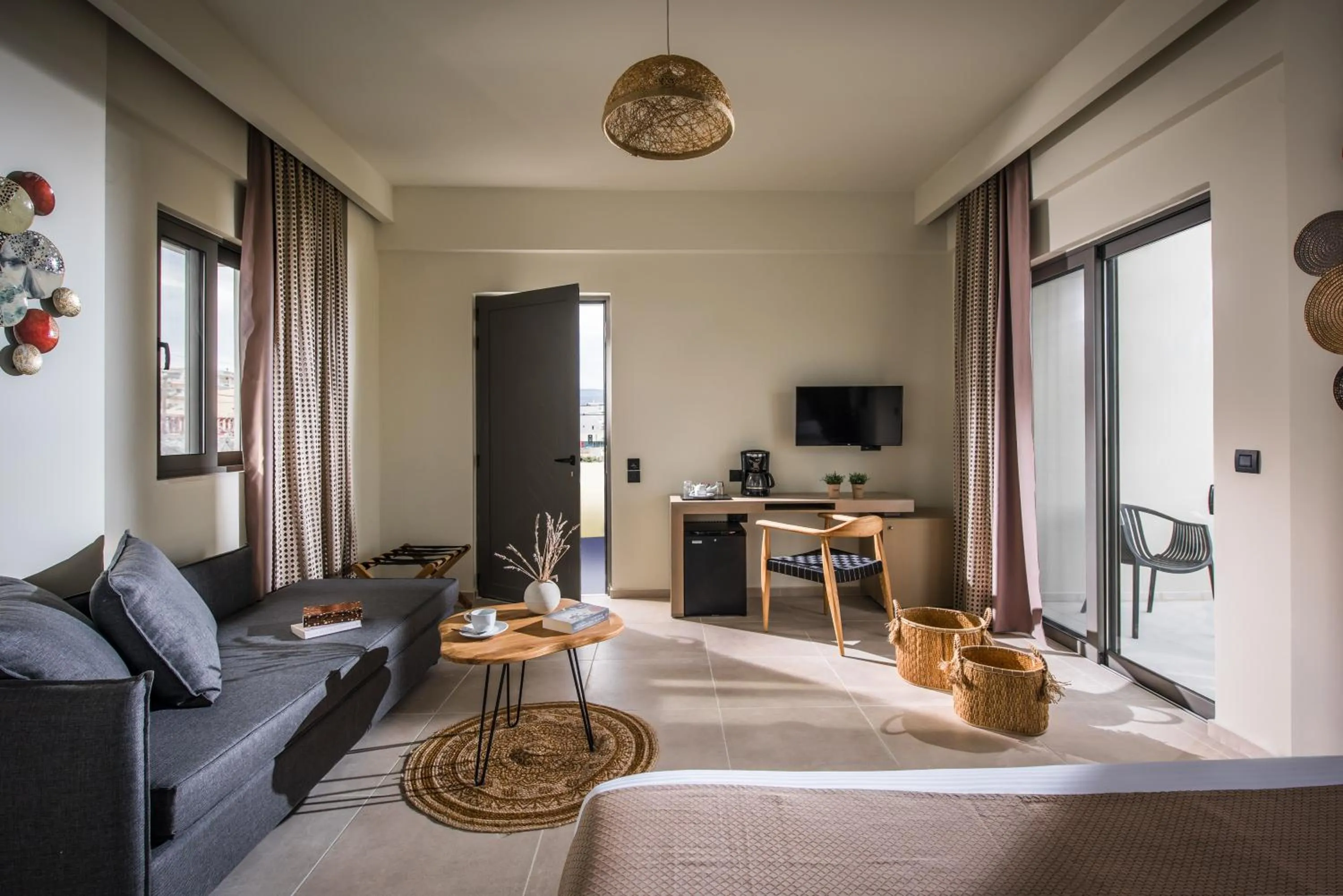 Bed in Malena Hotel & Suites - Adults Only by Omilos Hotels