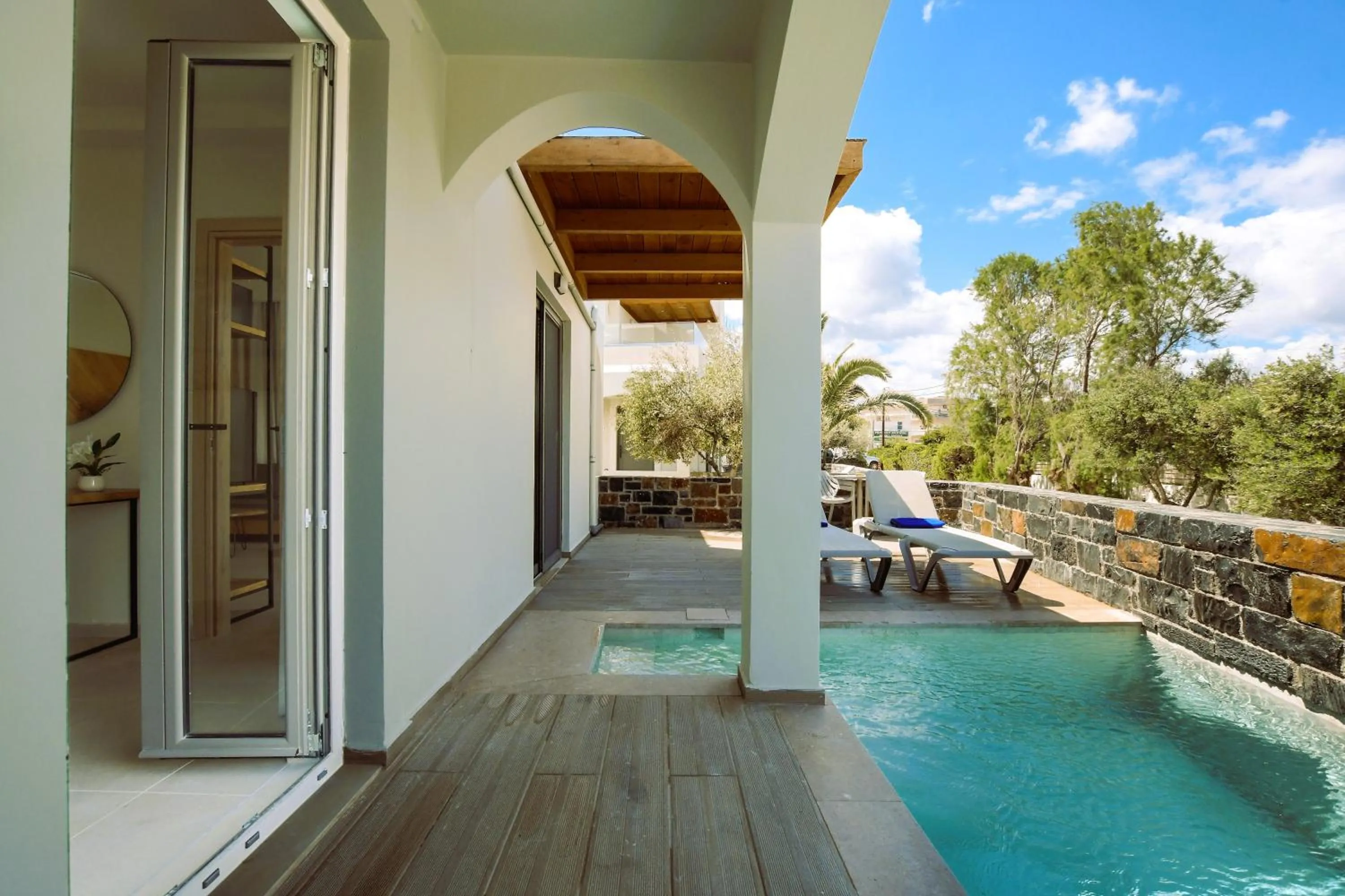 Patio in Malena Hotel & Suites - Adults Only by Omilos Hotels