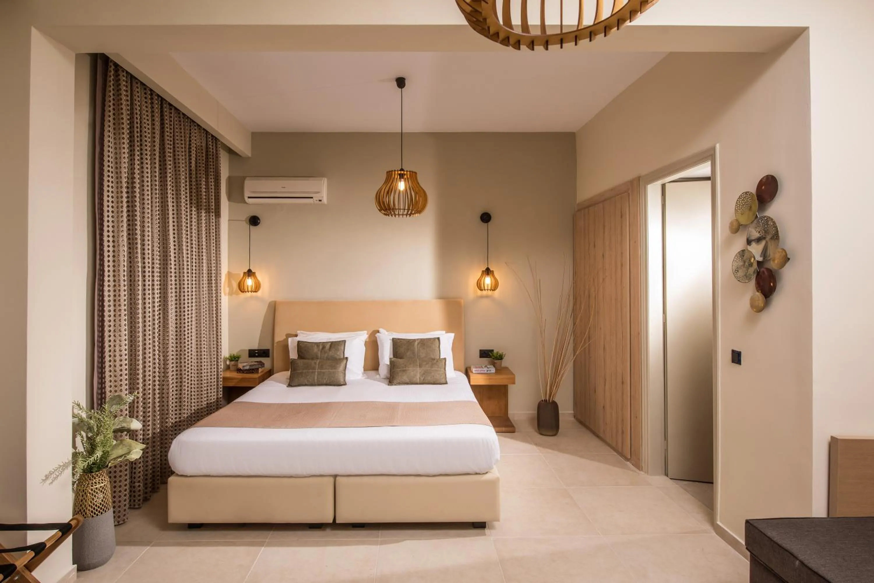 Bed in Malena Hotel & Suites - Adults Only by Omilos Hotels