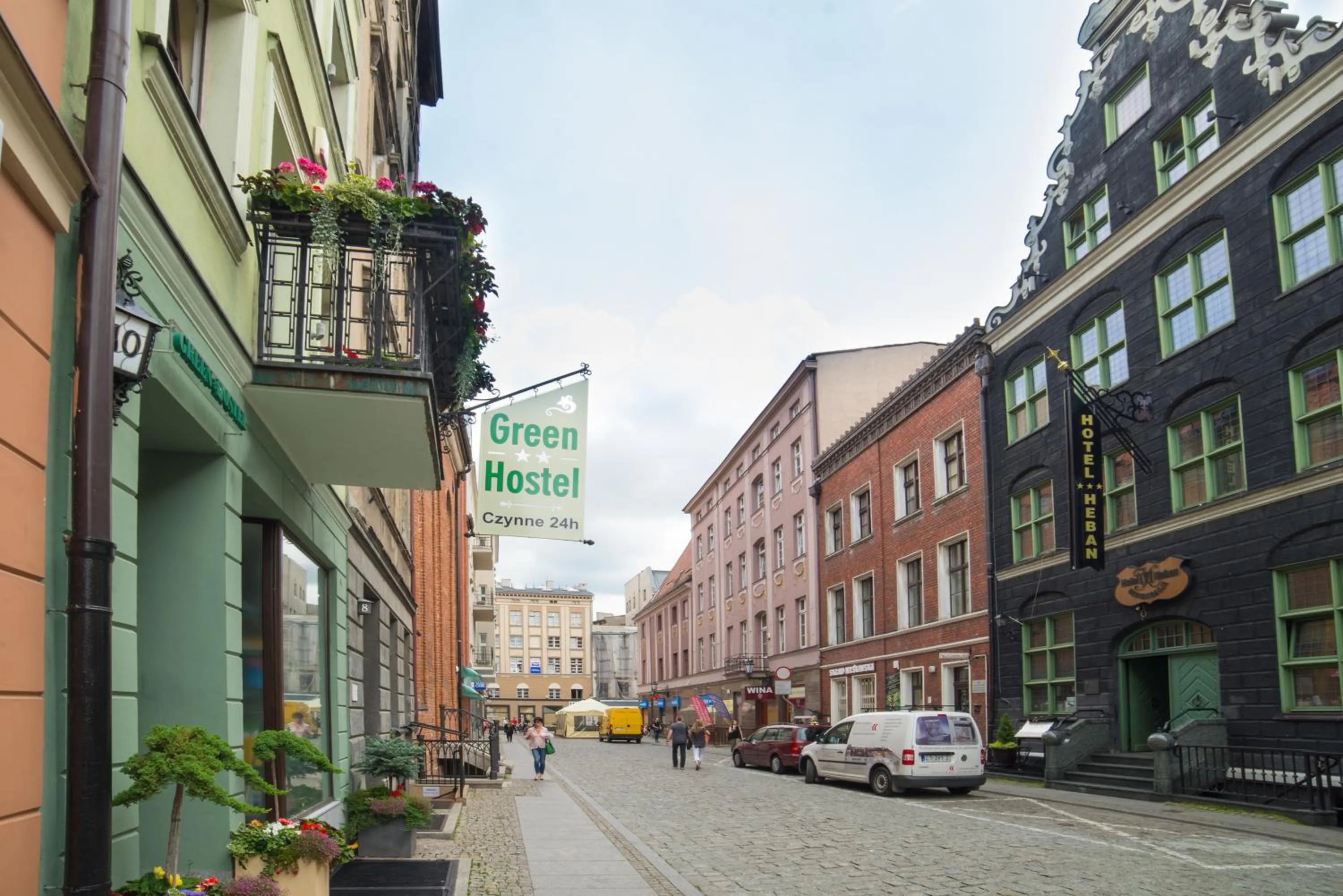 Facade/entrance in Green Hostel