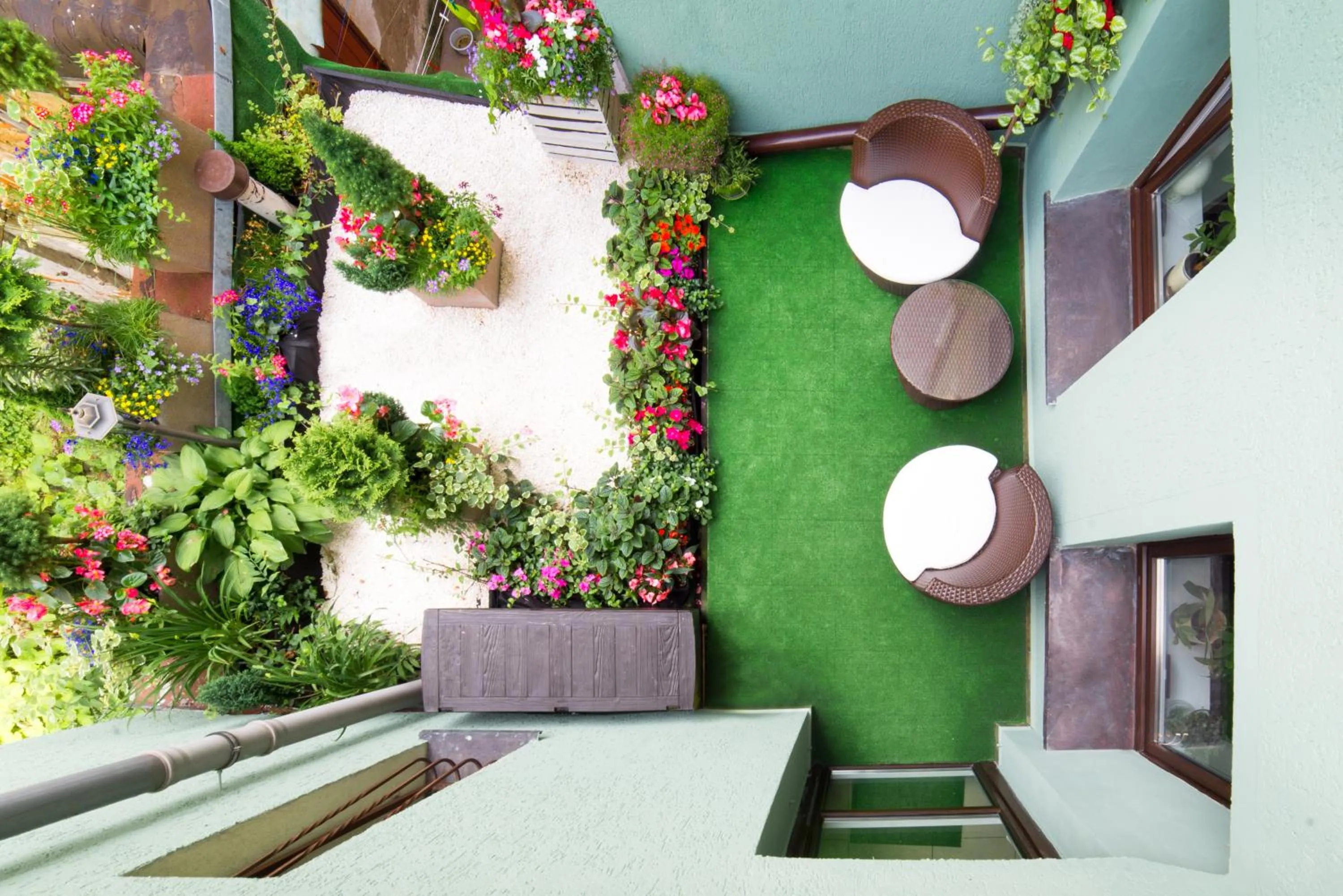 Balcony/Terrace in Green Hostel