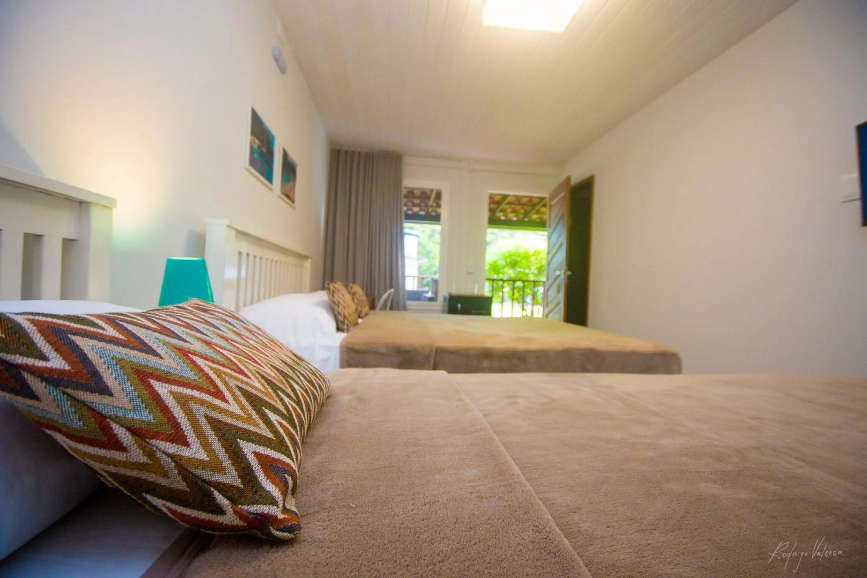 Bed in Pousada Seu Dodó