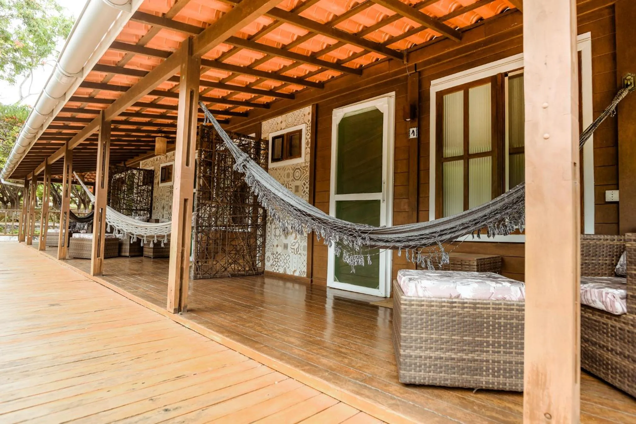Balcony/Terrace in Pousada Seu Dodó
