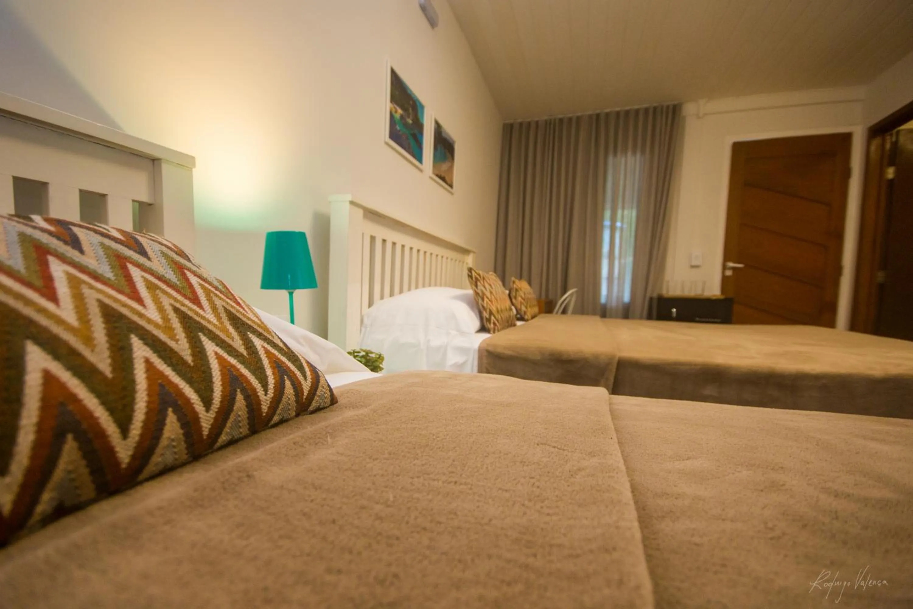 Bed in Pousada Seu Dodó