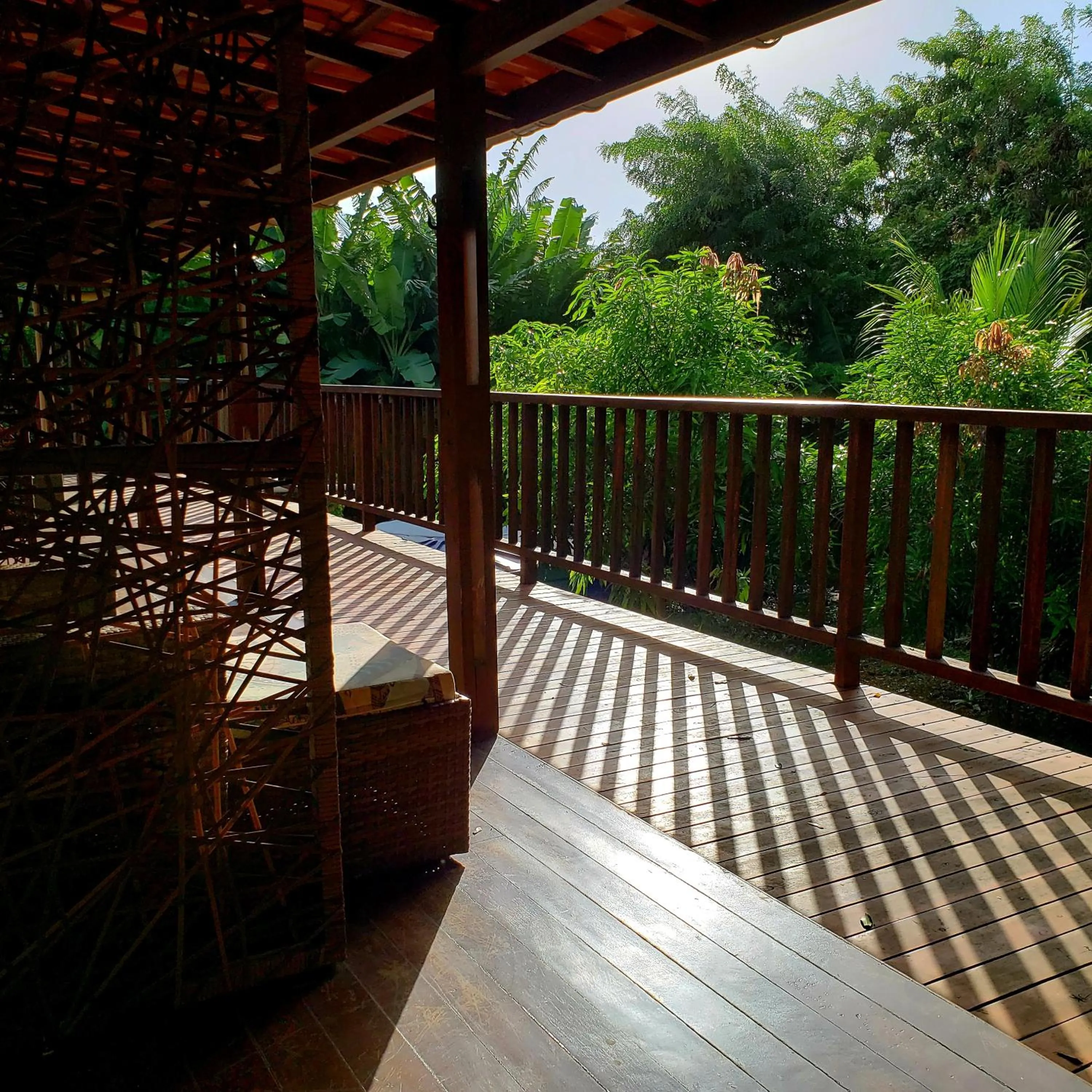 Balcony/Terrace in Pousada Seu Dodó