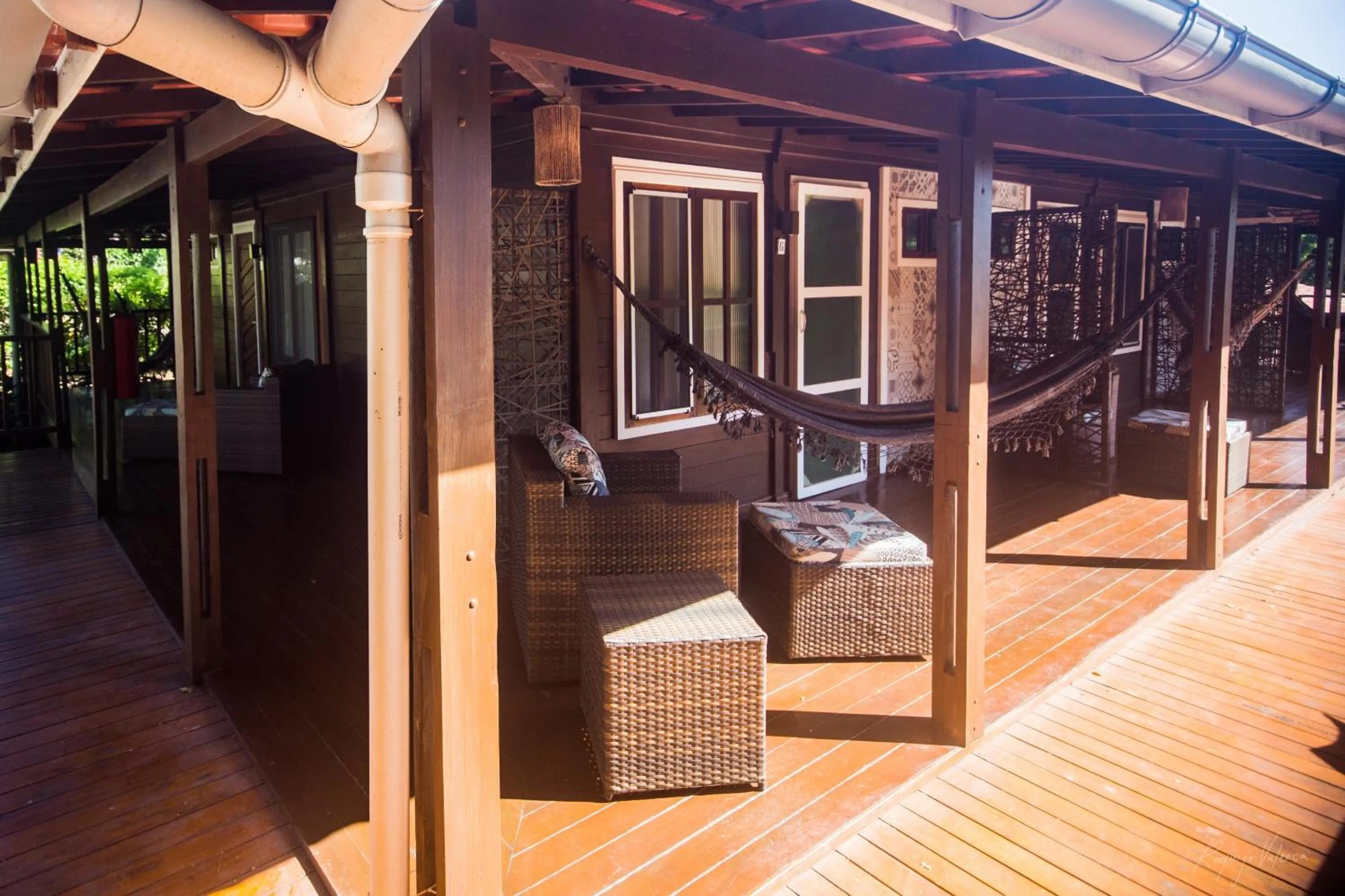 Balcony/Terrace in Pousada Seu Dodó