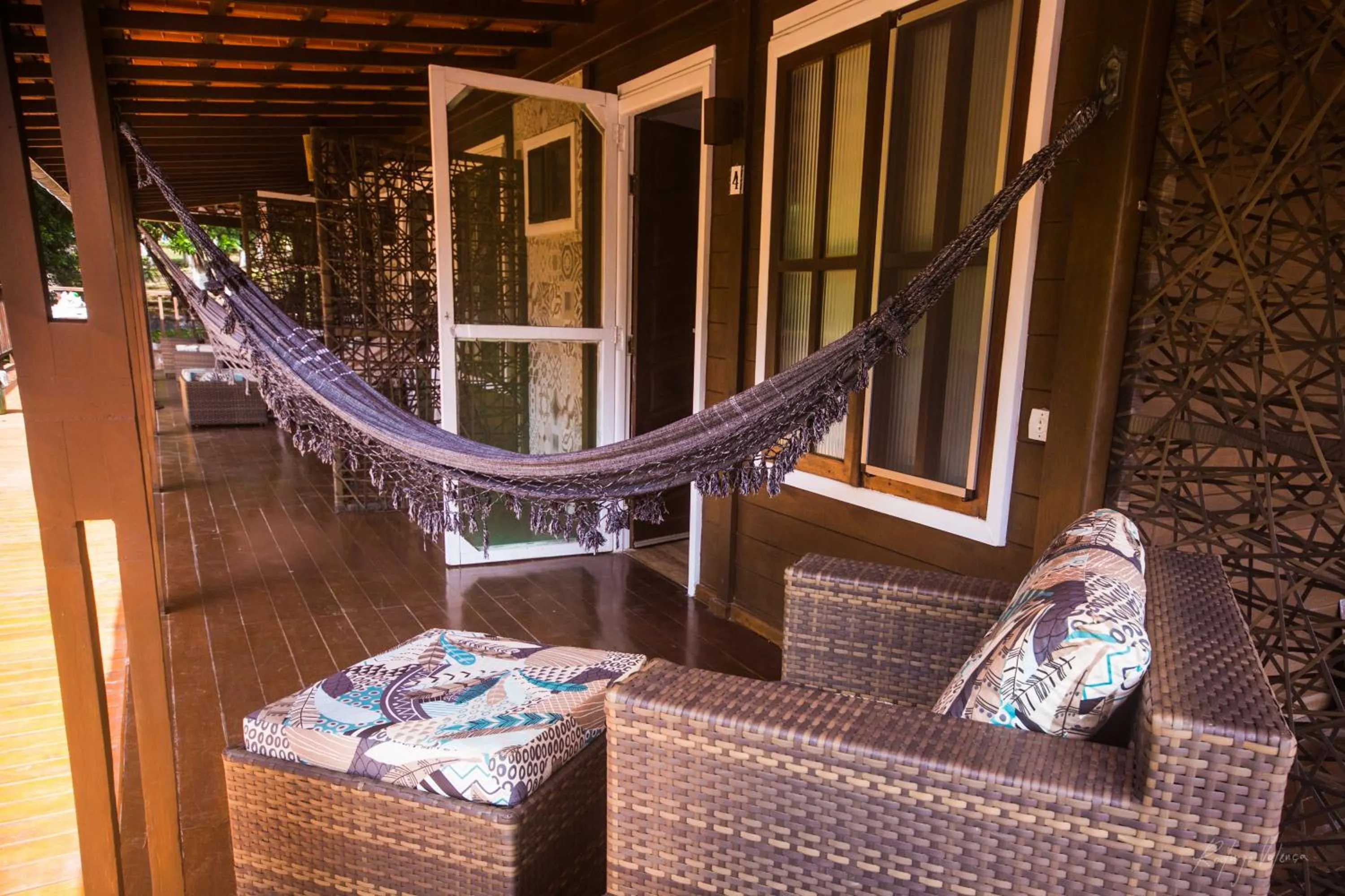 Balcony/Terrace in Pousada Seu Dodó
