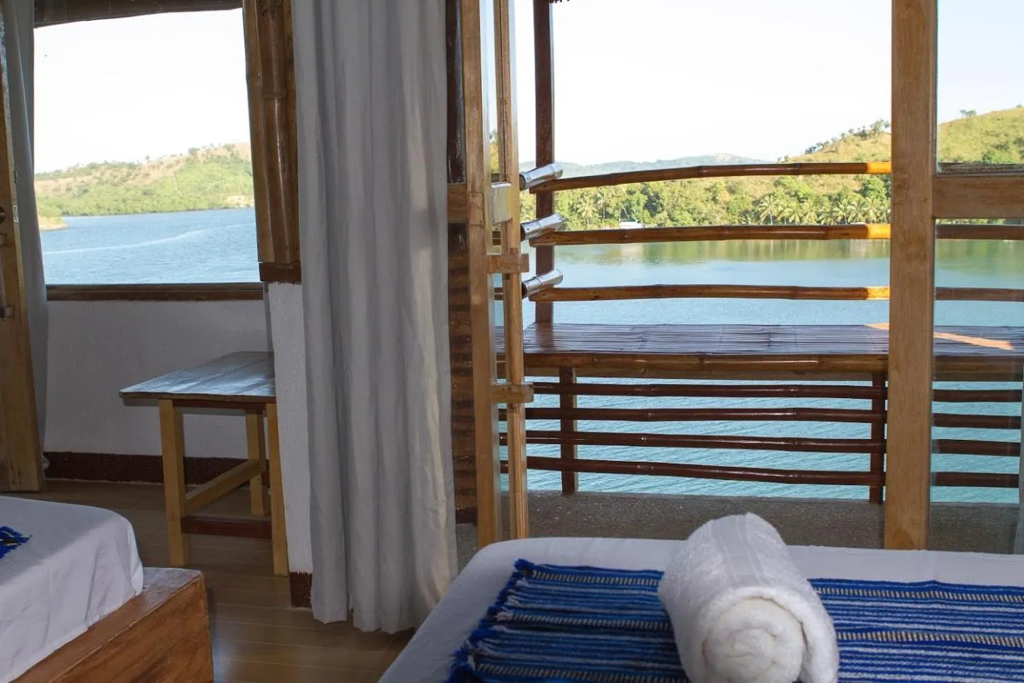 Sea view, Bed in Borac Bay Bungalows Hotel and Resort