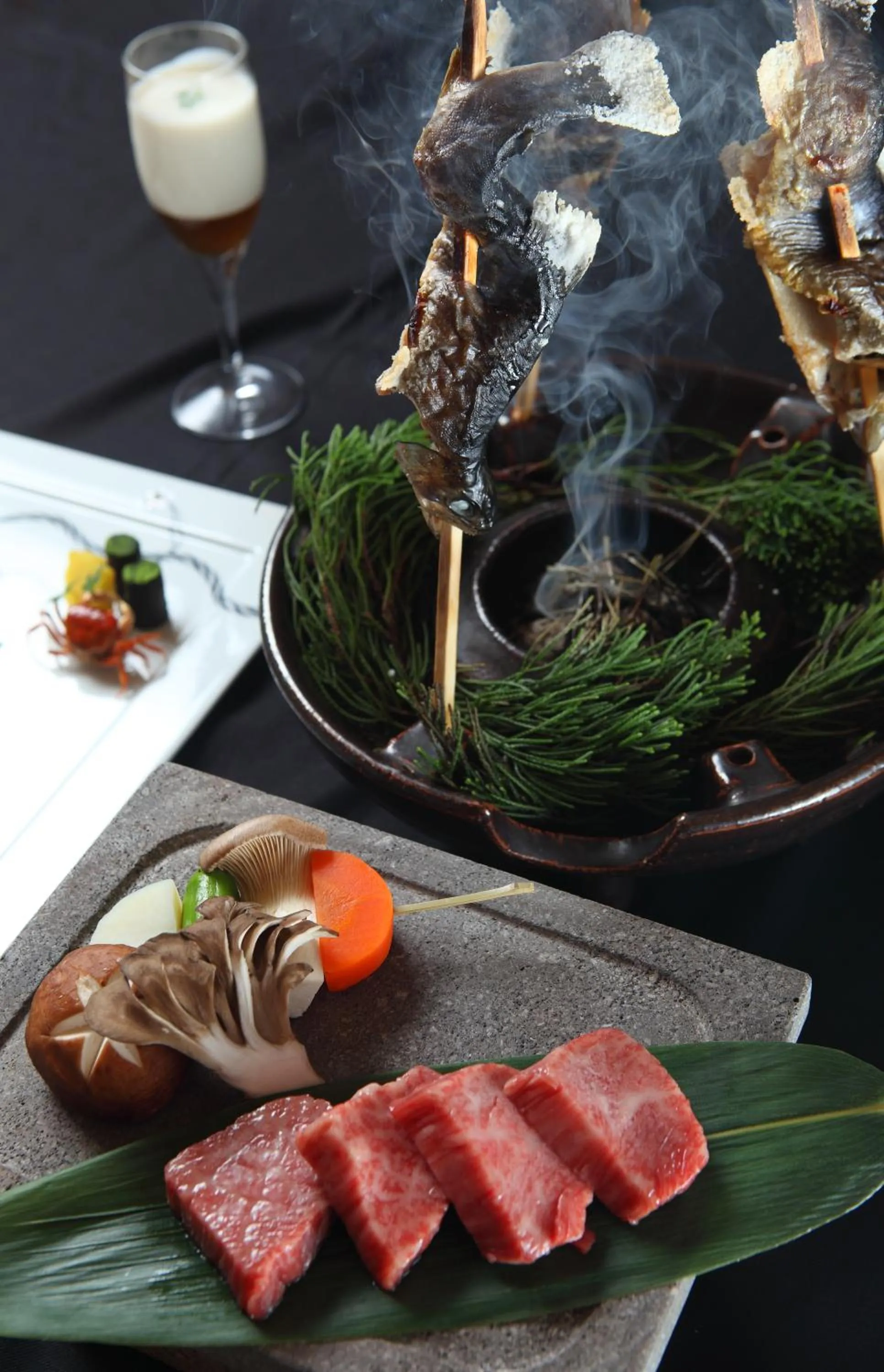 Dinner in Nishiyama Onsen Keiunkan